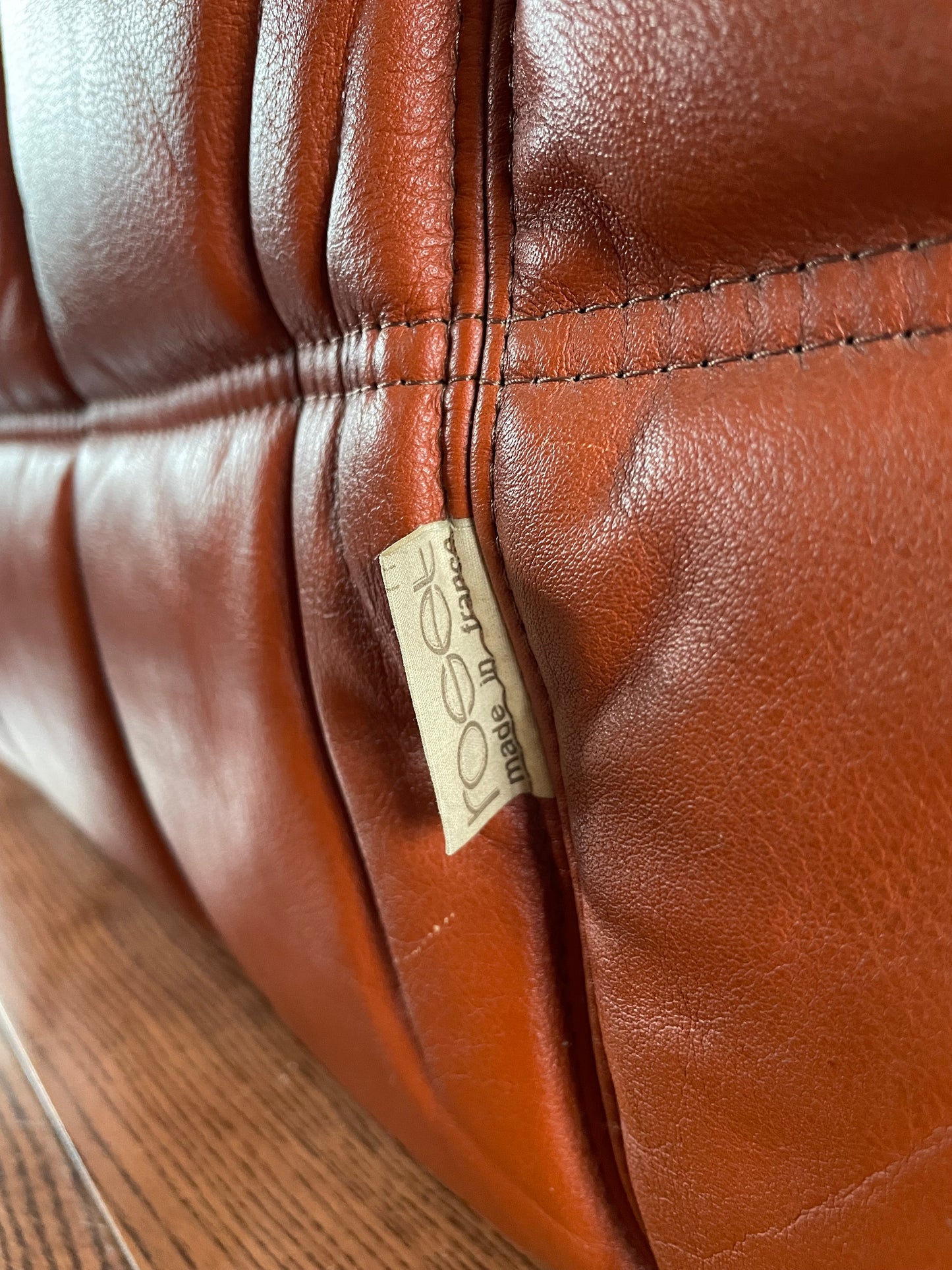 Leather Kashima Lounge Chair by Michel Ducaroy for Ligne Roset