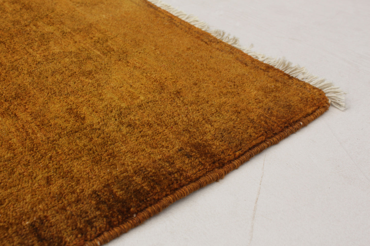 Overdyed Rug in Safron