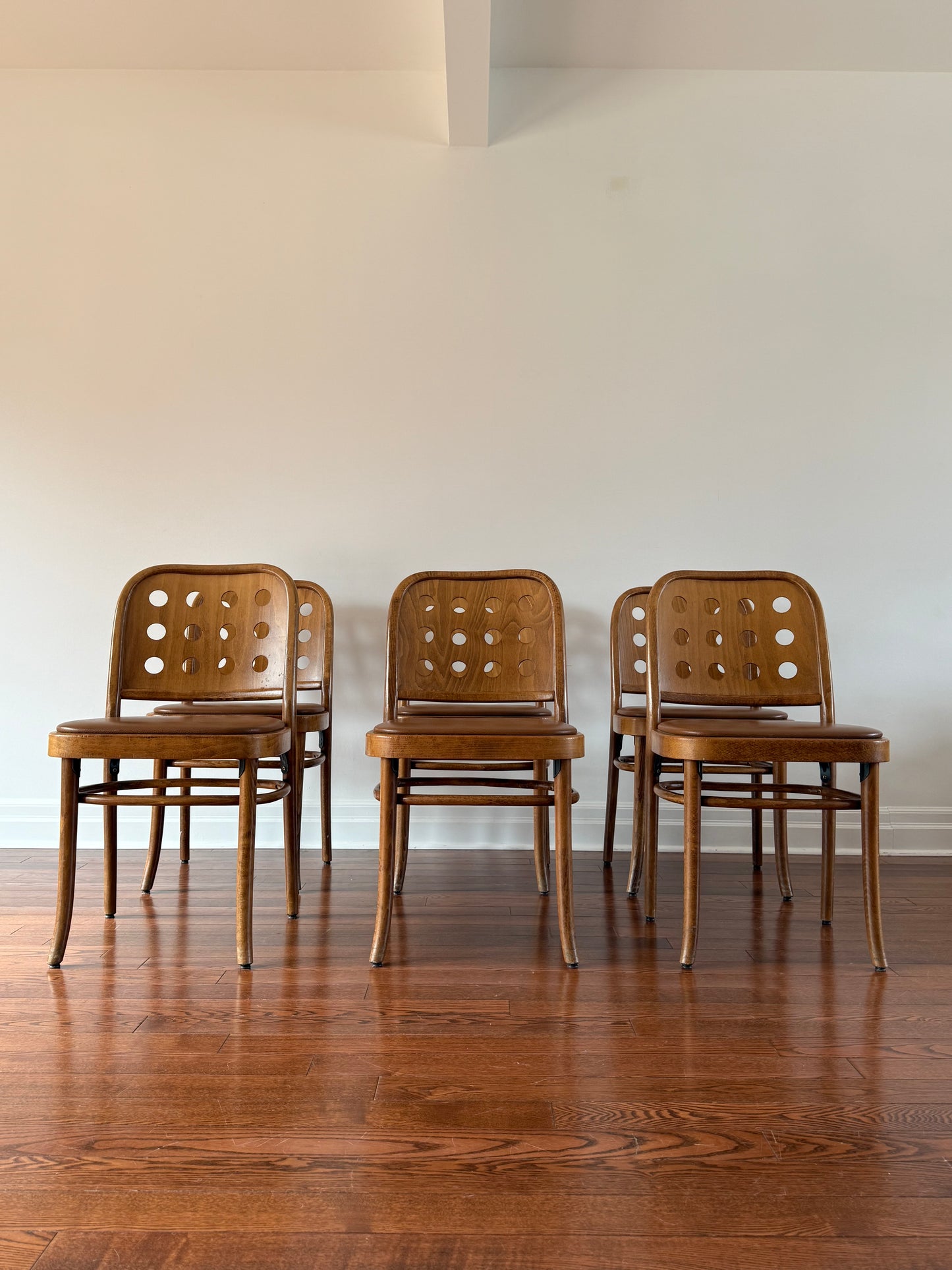 Joseff Hoffman for Thonet Bentwood Dining Chairs