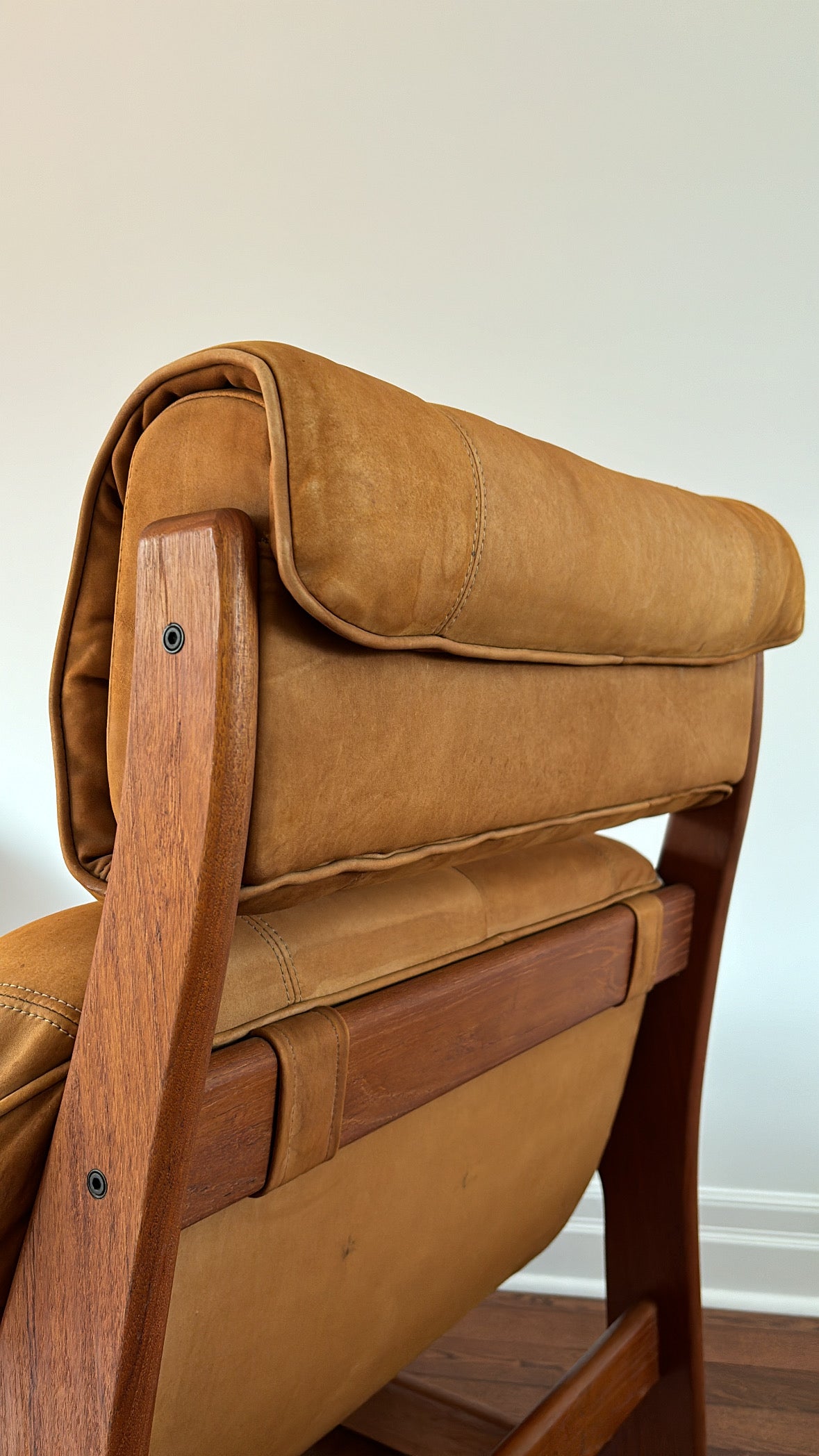 Interna Teak & Leather Lounge Chair