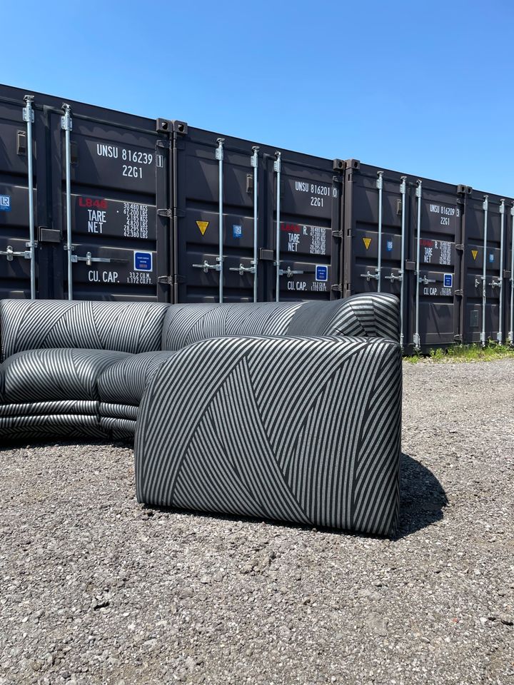 Custom Made Serpentine Style Sofa