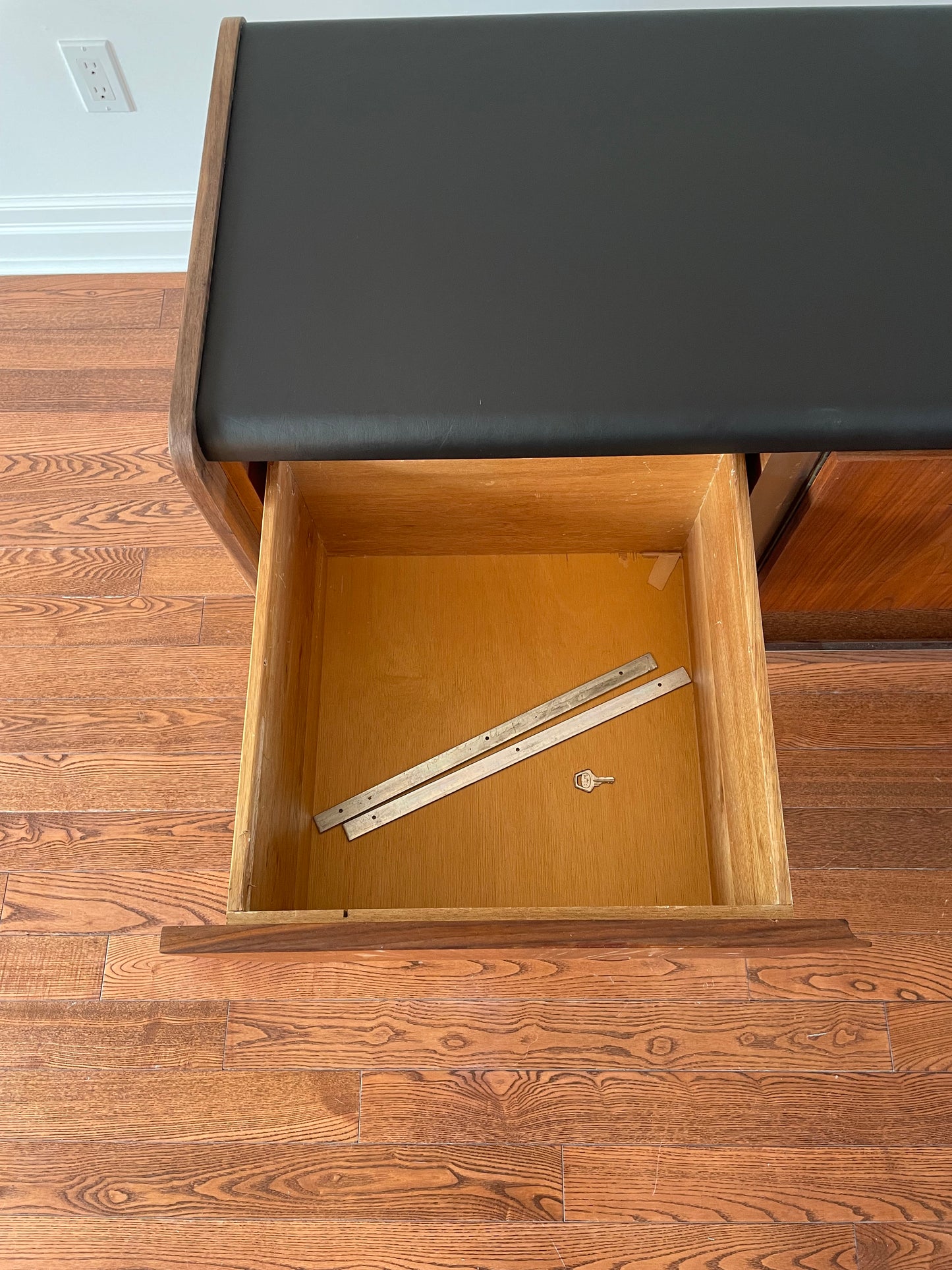 Ste. Marie & Laurent Rosewood & Chrome Executive Credenza