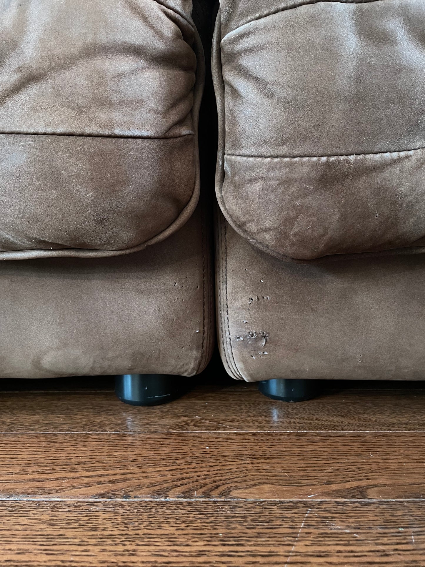 Interna Nubuck Leather Patchwork Modular Sofa, 1984