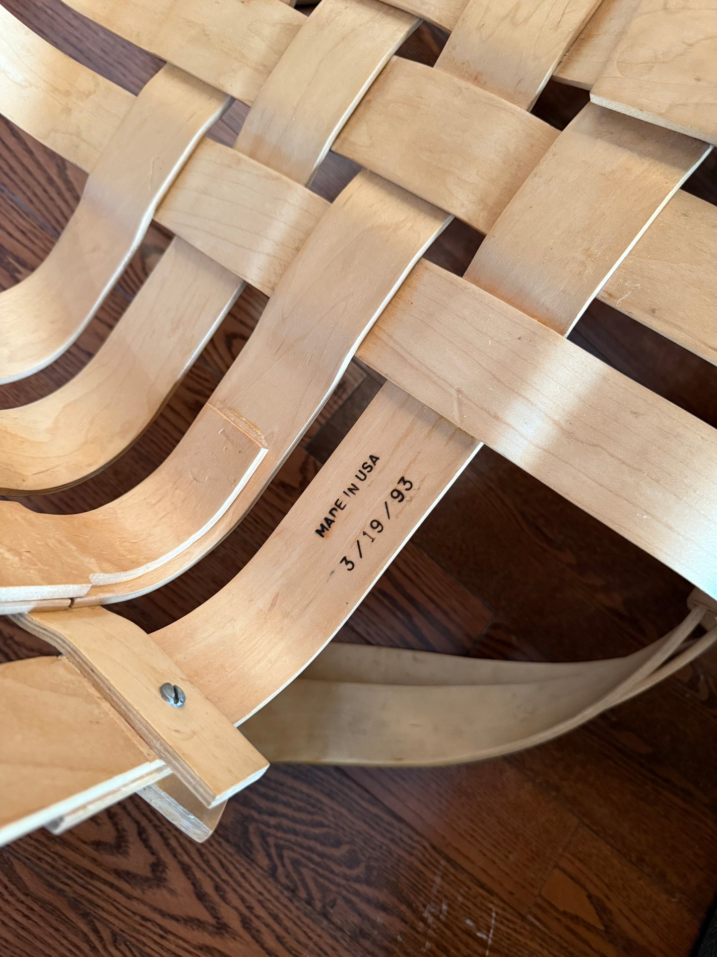 4 x Frank Gehry Cross Check Chairs by Knoll