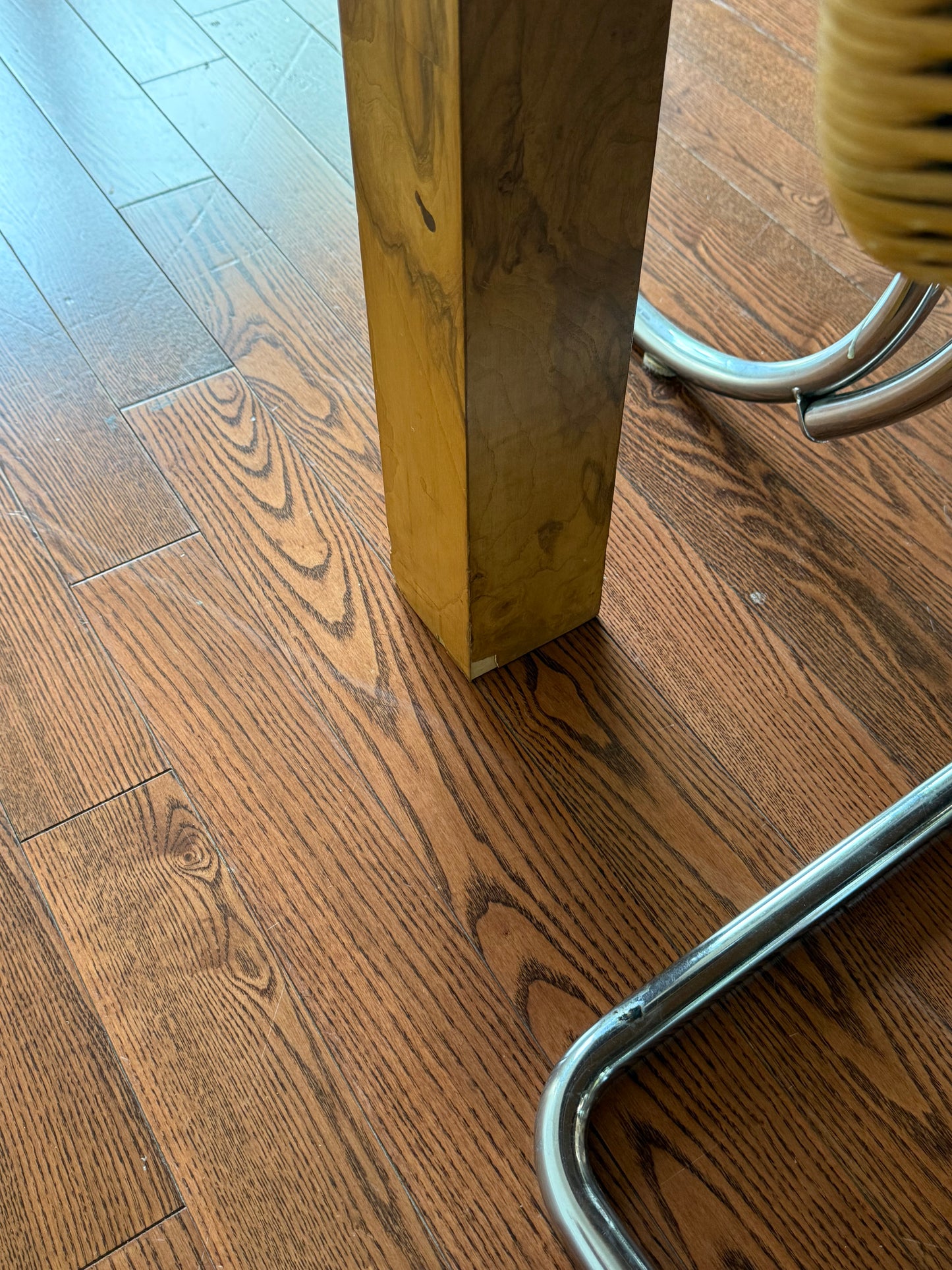 Milo Baughman Burlwood Parsons Dining Table for Thayer Coggin, 1970s
