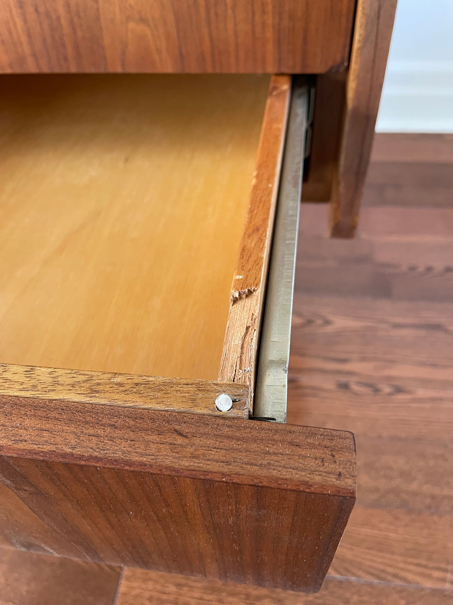 Ste. Marie & Laurent Rosewood & Chrome Executive Credenza