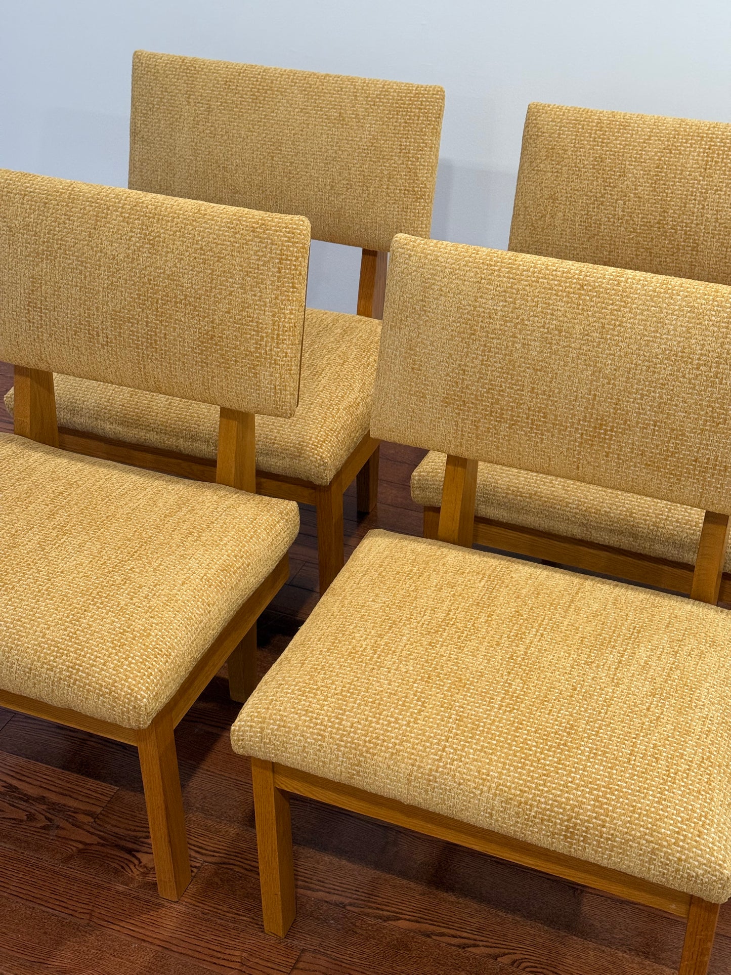 4 x Krug Oak Oversized Dining or Occasional Chairs, 1980