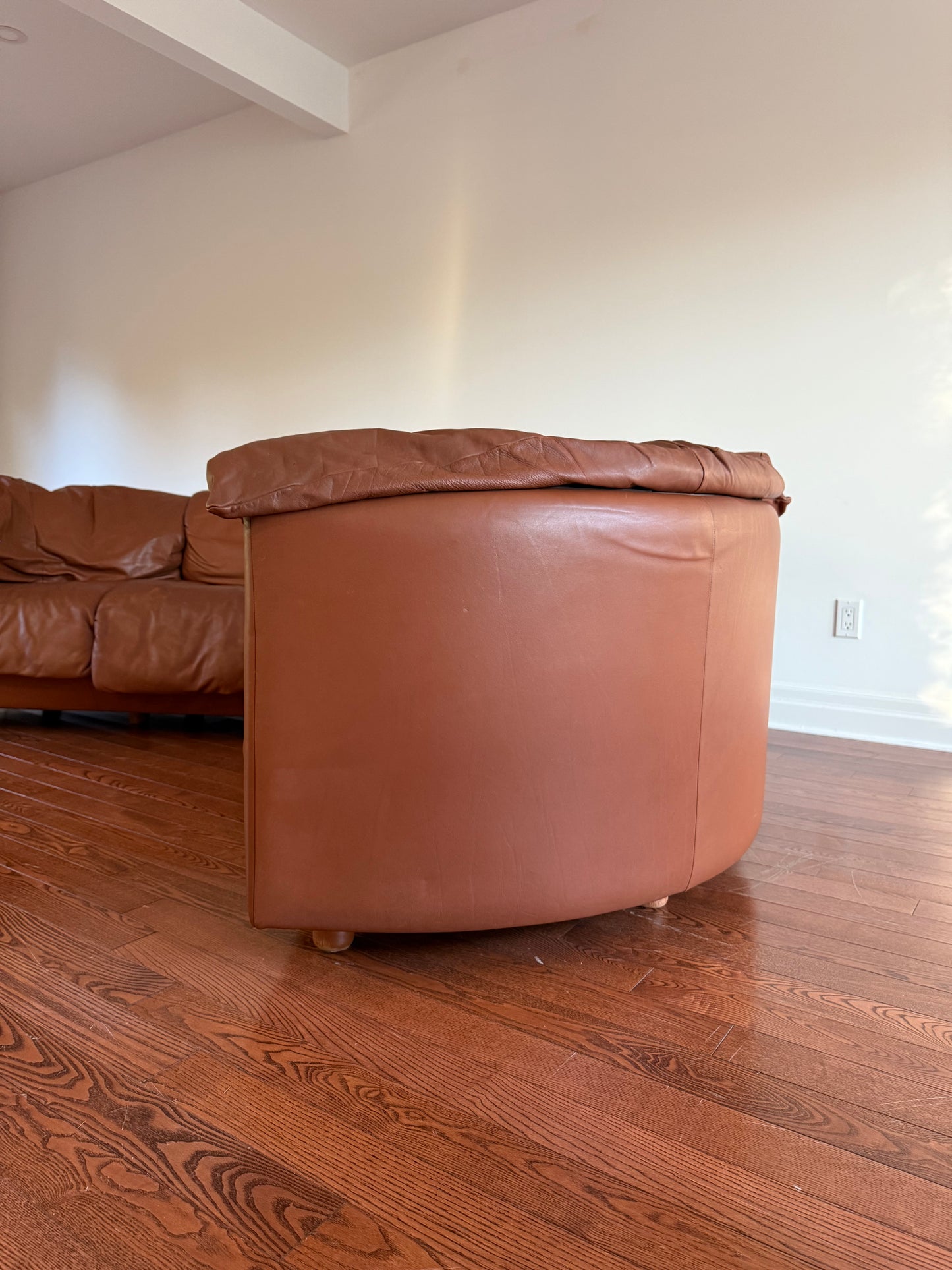 de Sede Leather Sectional Sofa, 1980s