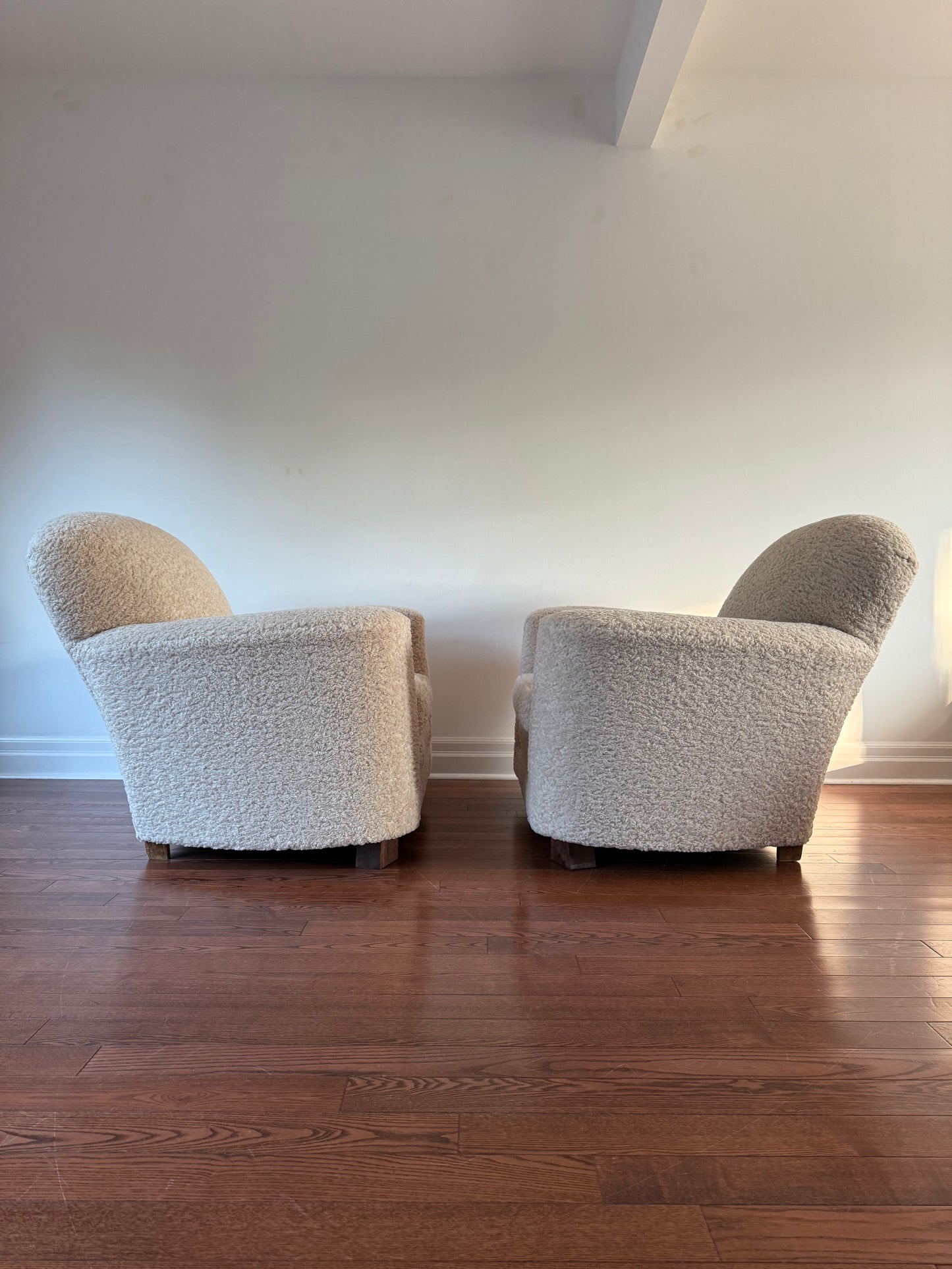 Art Deco Club Chairs, 1980s