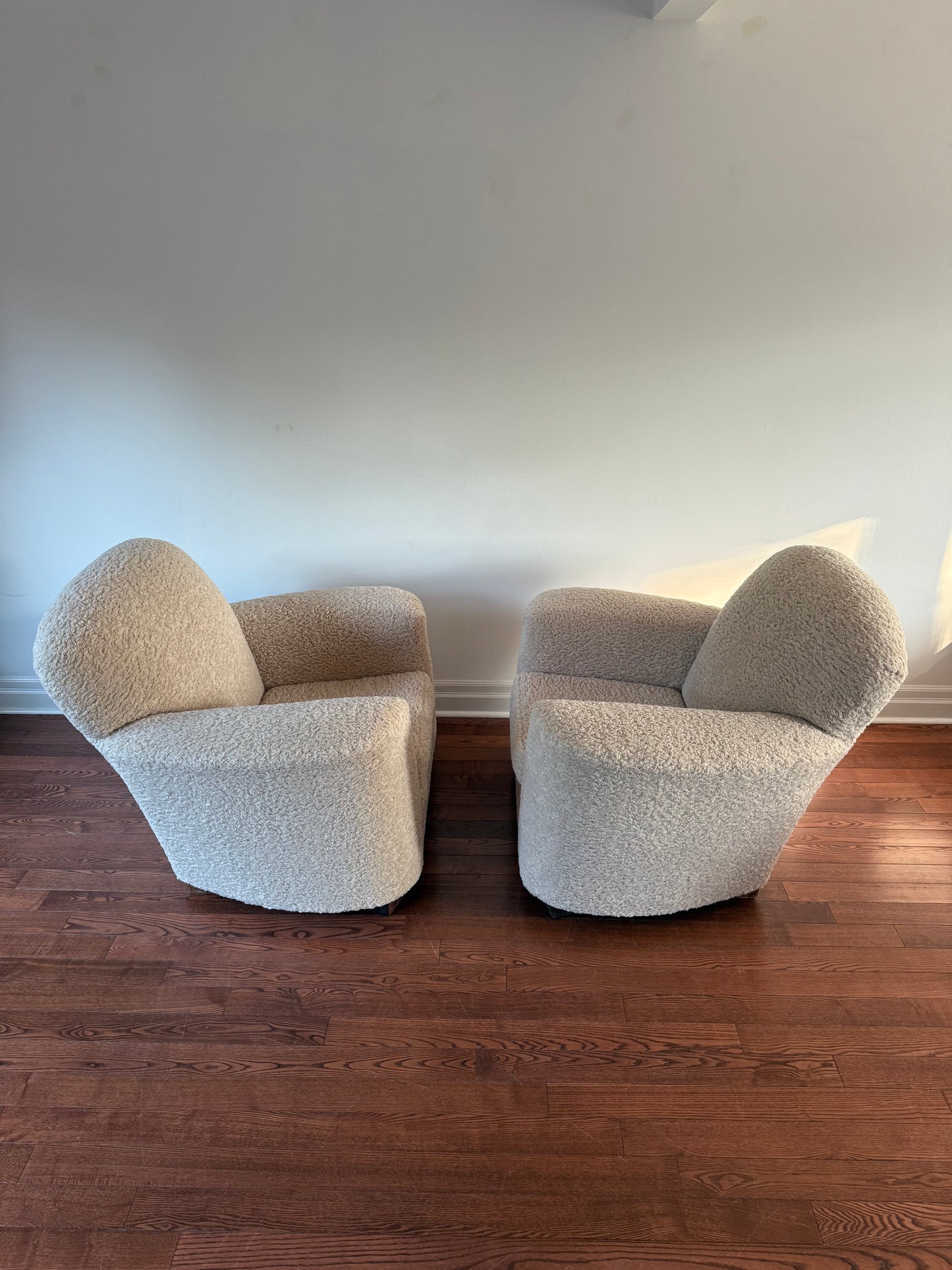 Art Deco Club Chairs, 1980s