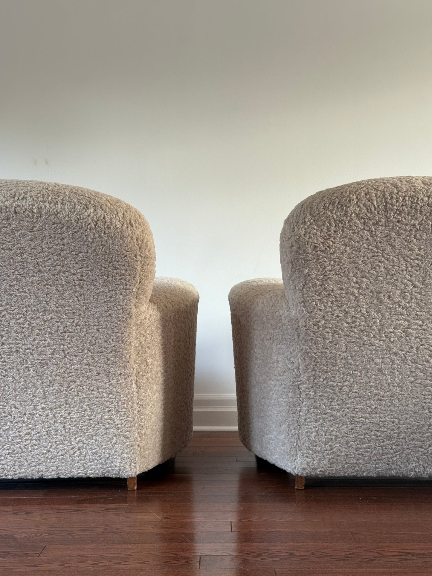 Art Deco Club Chairs, 1980s