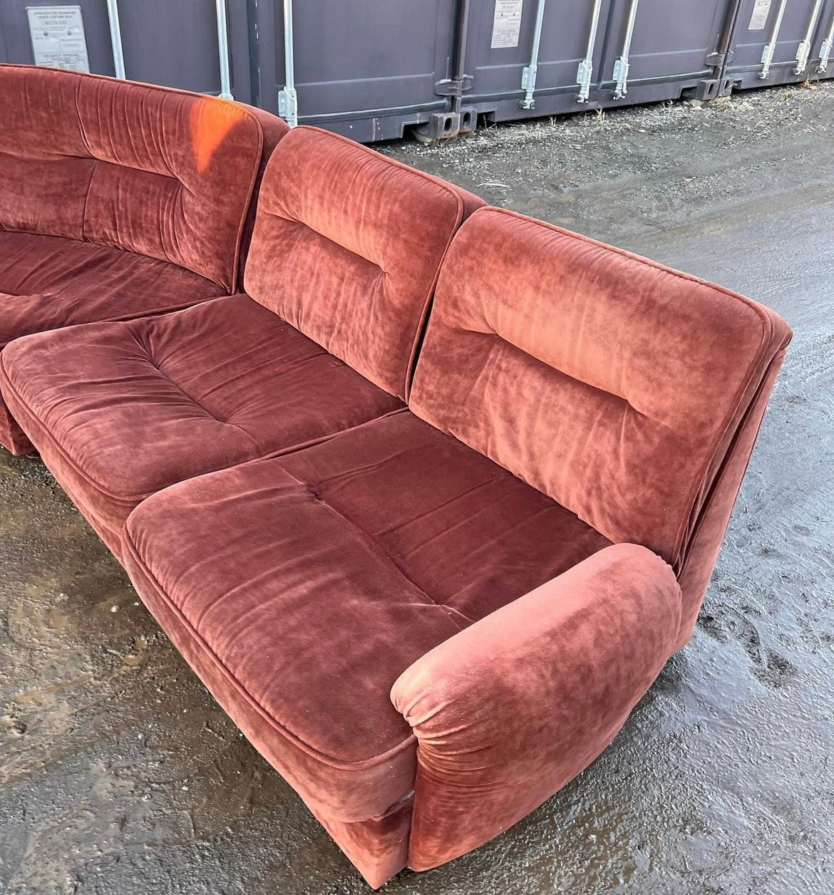 Mid Century Vintage Modular Sectional Suite