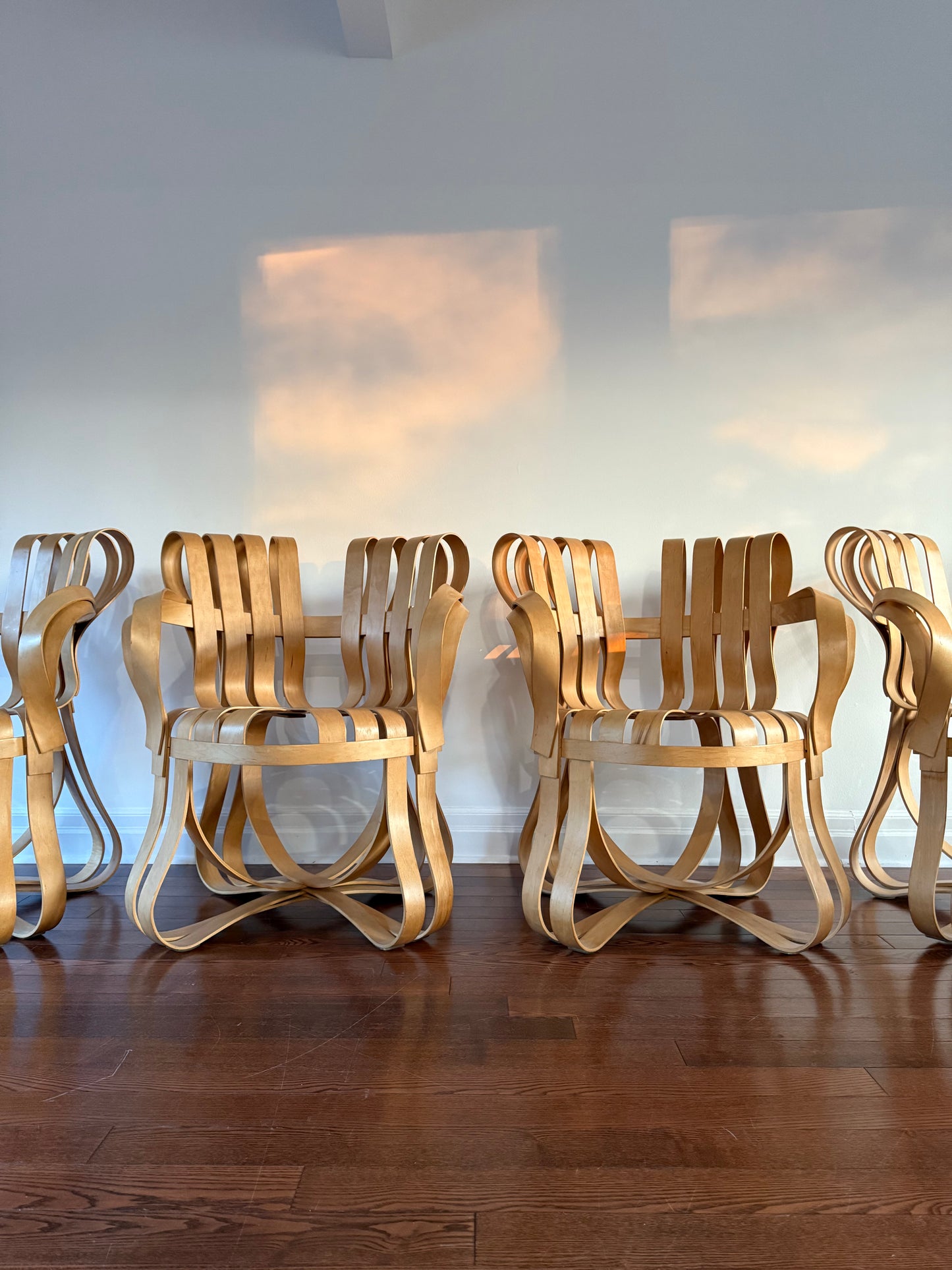 4 x Frank Gehry Cross Check Chairs by Knoll