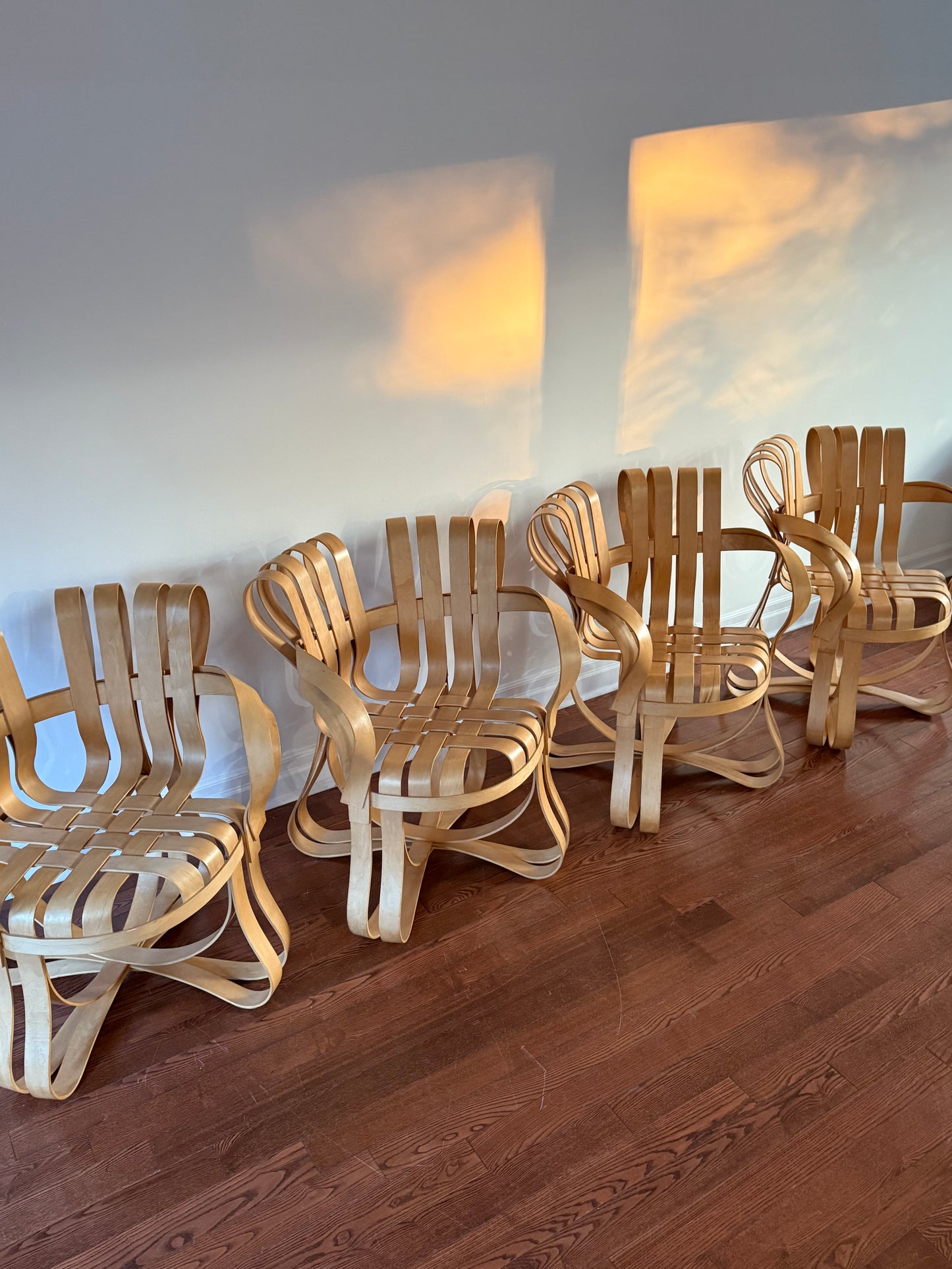 4 x Frank Gehry Cross Check Chairs by Knoll