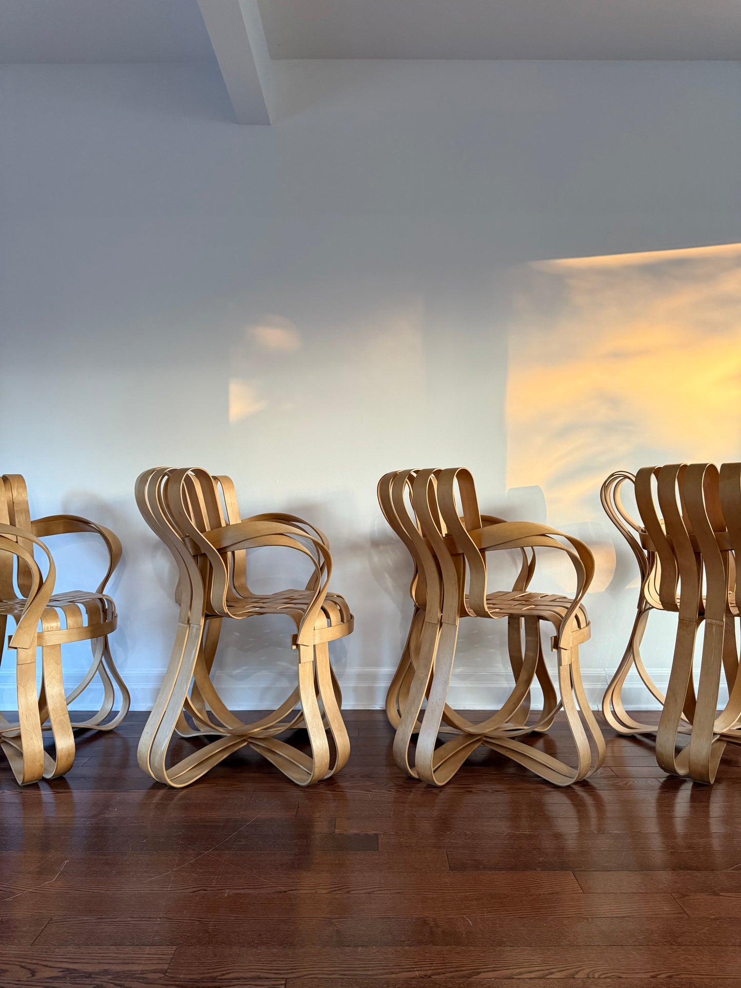4 x Frank Gehry Cross Check Chairs by Knoll