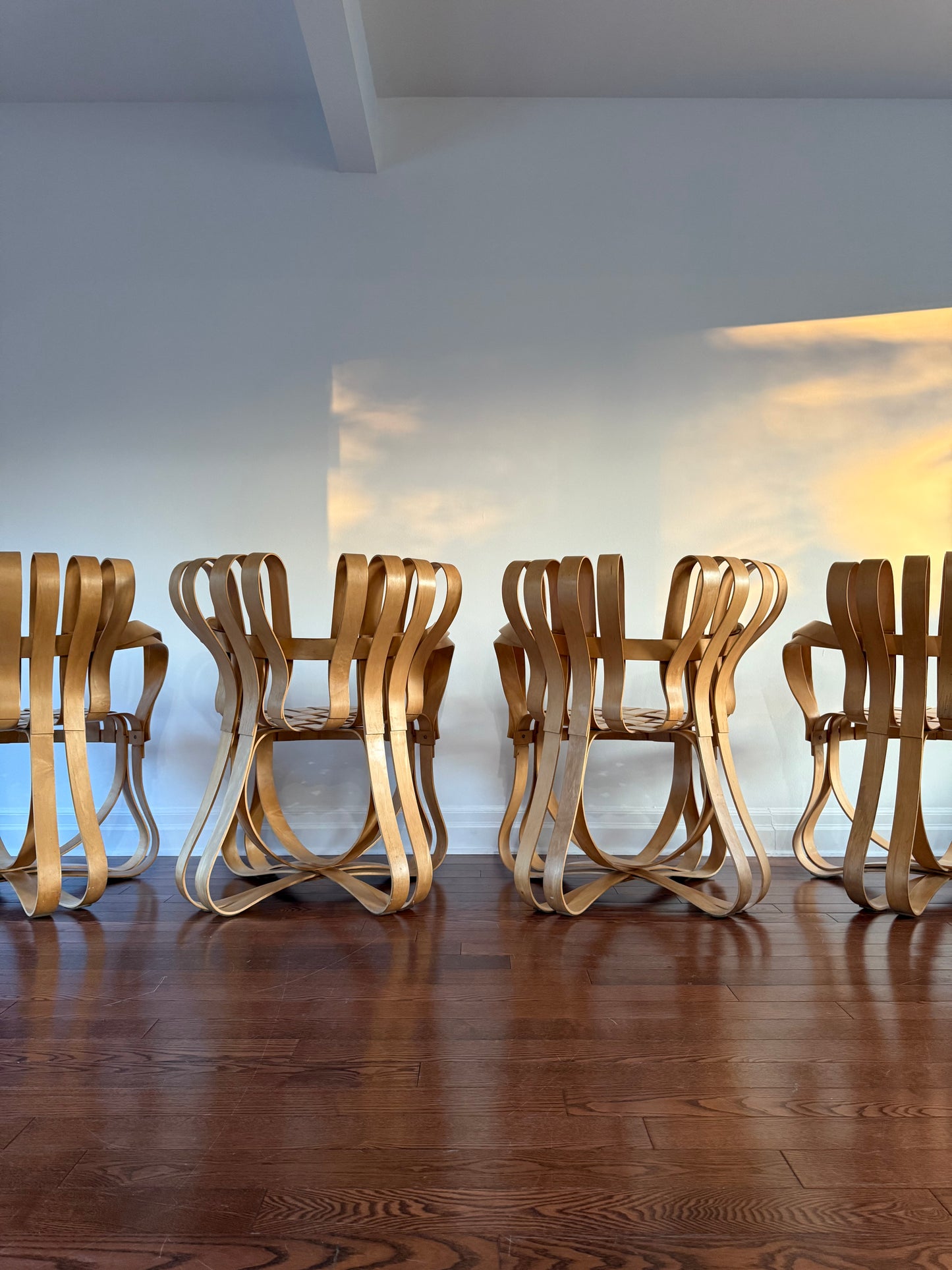 4 x Frank Gehry Cross Check Chairs by Knoll