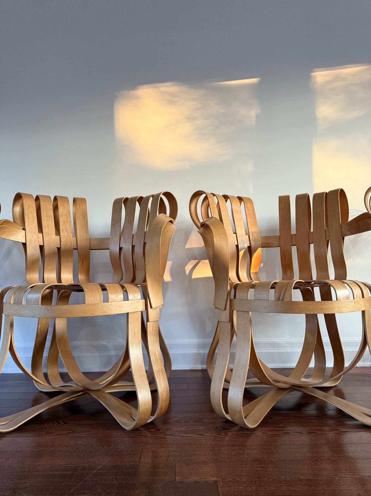 4 x Frank Gehry Cross Check Chairs by Knoll