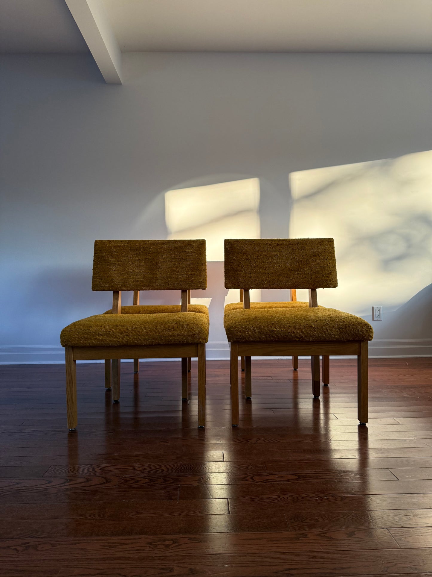 2 x Krug Oak Oversized Dining or Occasional Chairs, 1980