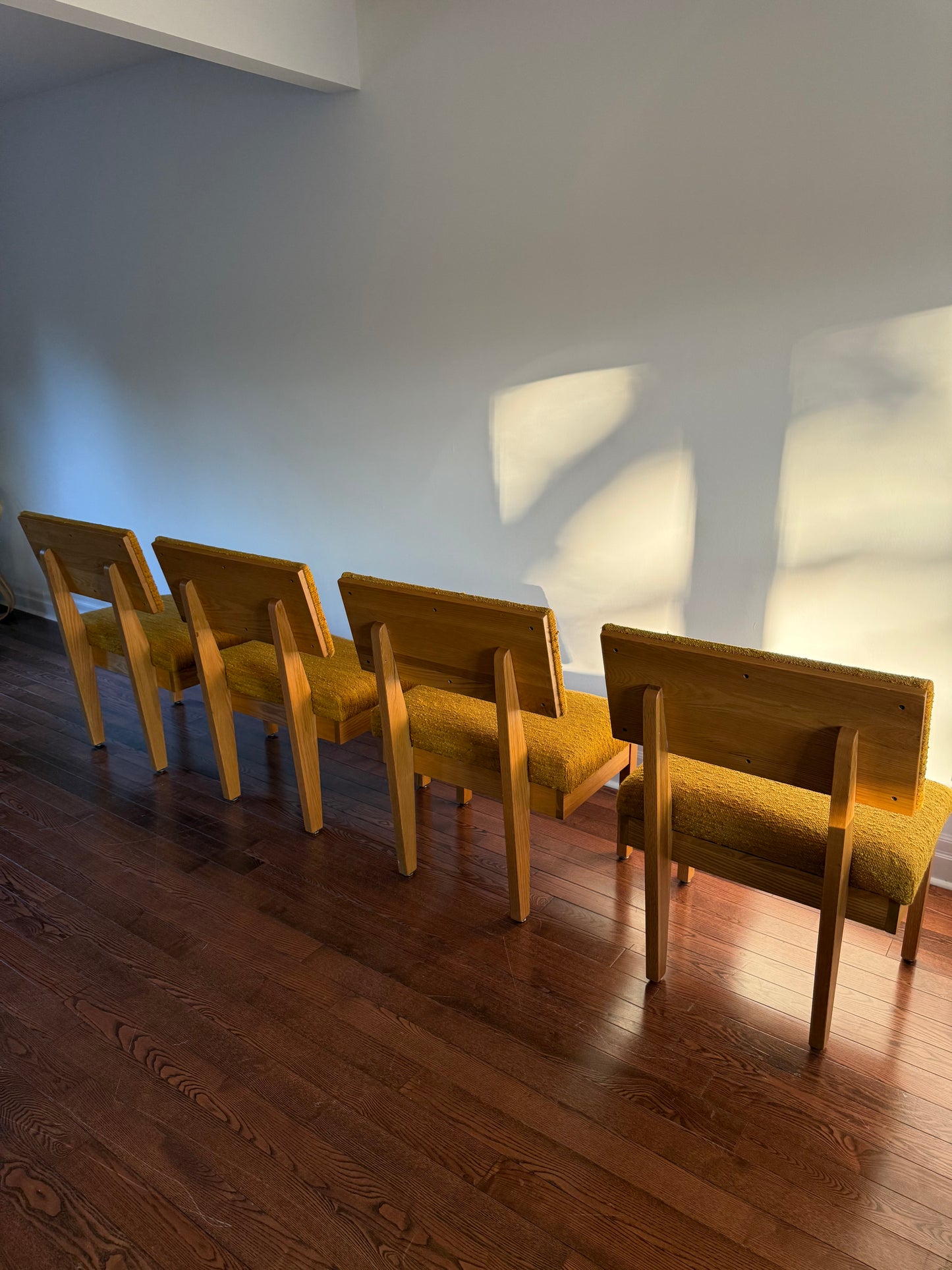2 x Krug Oak Oversized Dining or Occasional Chairs, 1980