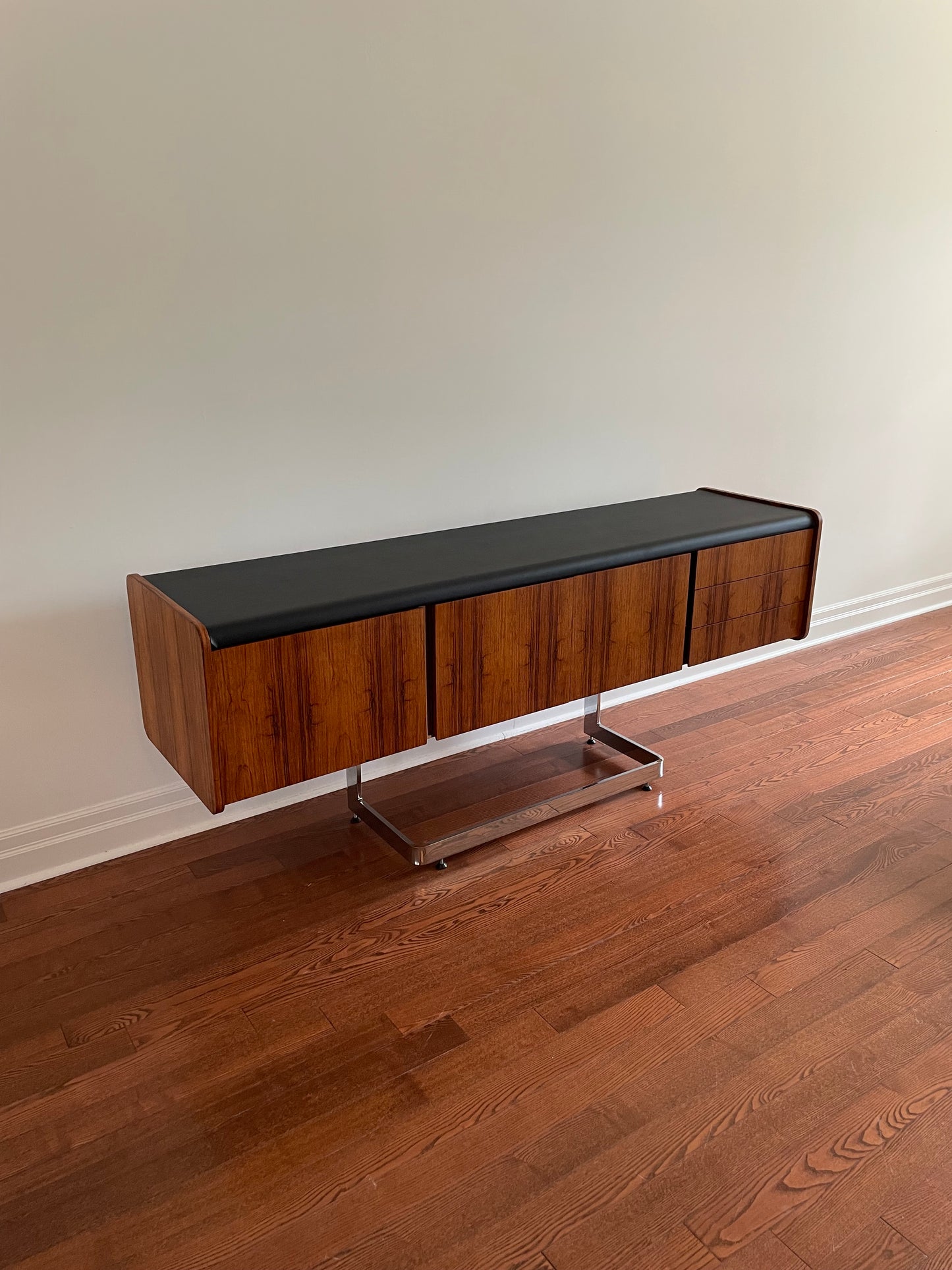 Ste Marie & Laurent Rosewood Chrome Executive Credenza