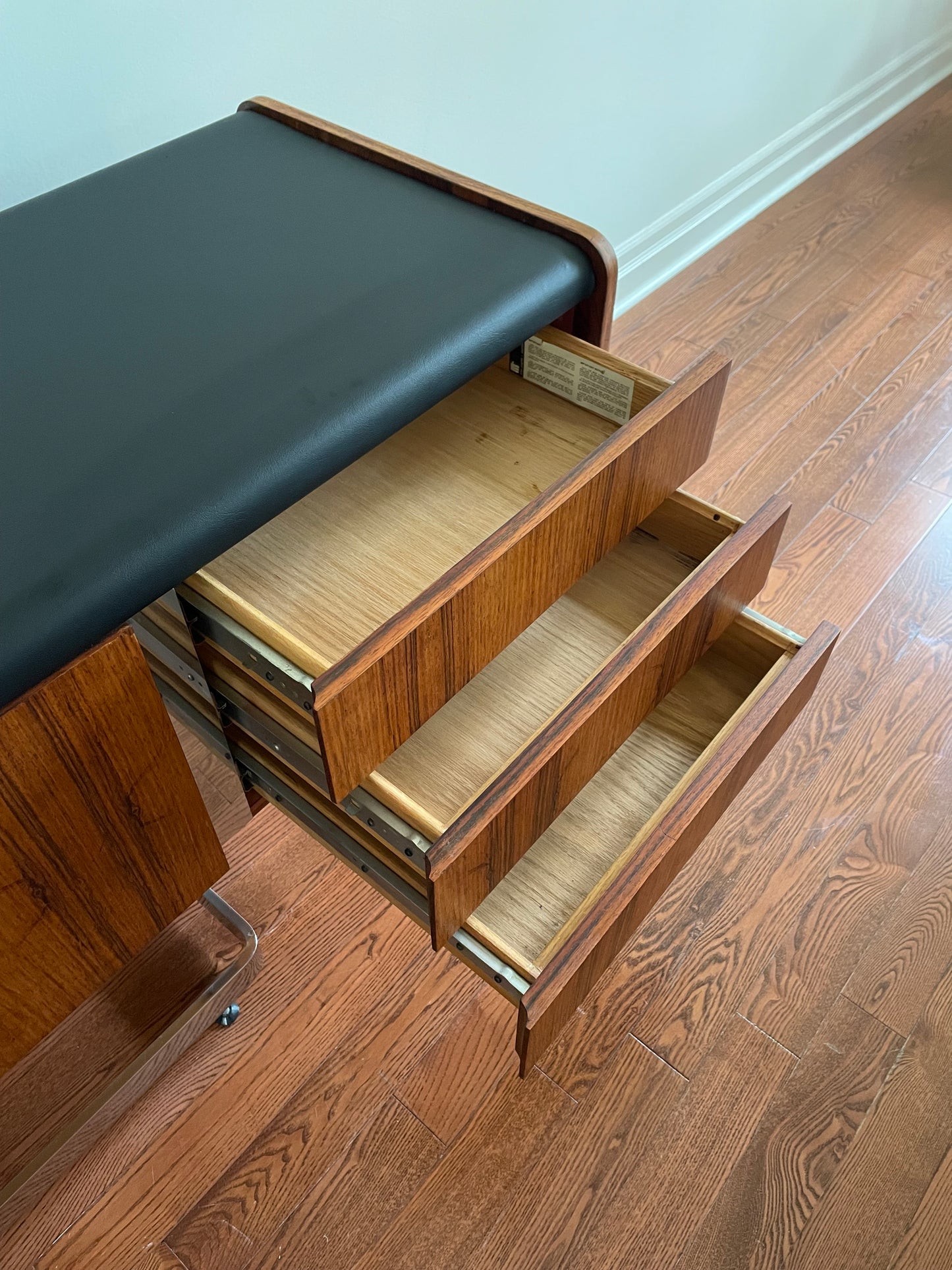 Ste Marie & Laurent Rosewood Chrome Executive Credenza