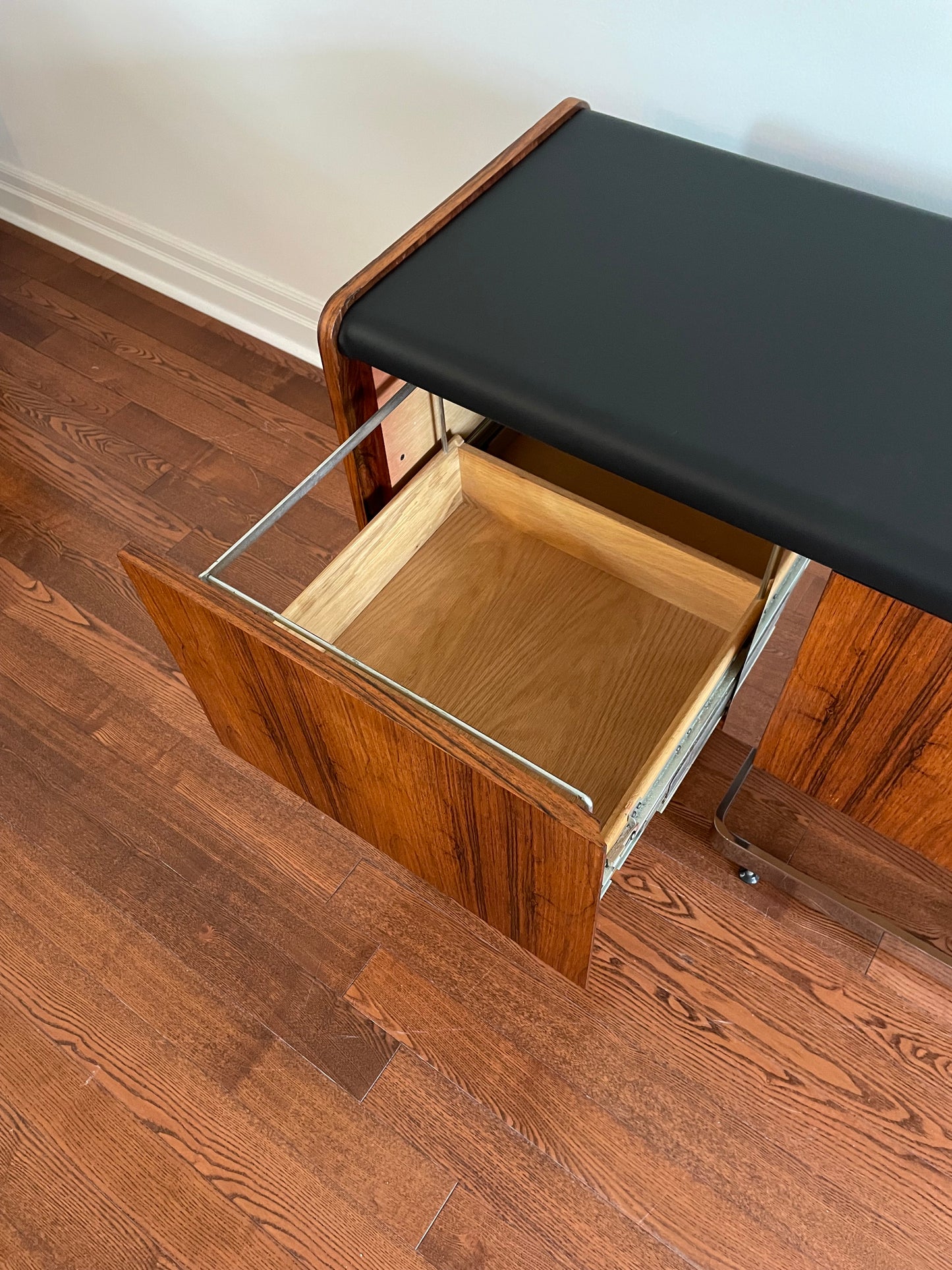 Ste Marie & Laurent Rosewood Chrome Executive Credenza