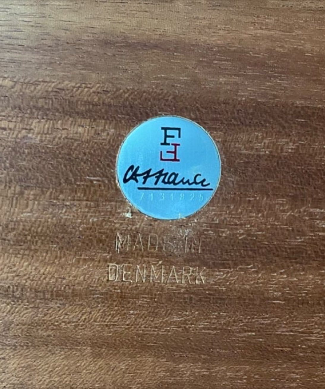 France & Son Teak Patchwork Square Coffee Table