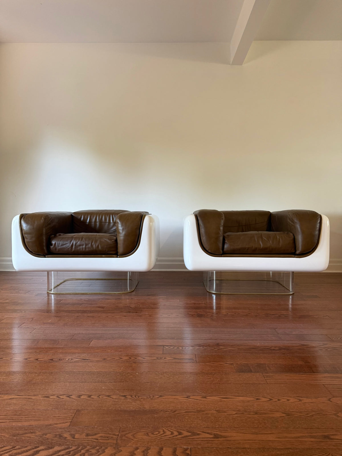 Floating Armchairs by William Andrus for Steelcase, 1970s