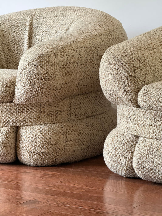 Tweed Lounge Chairs