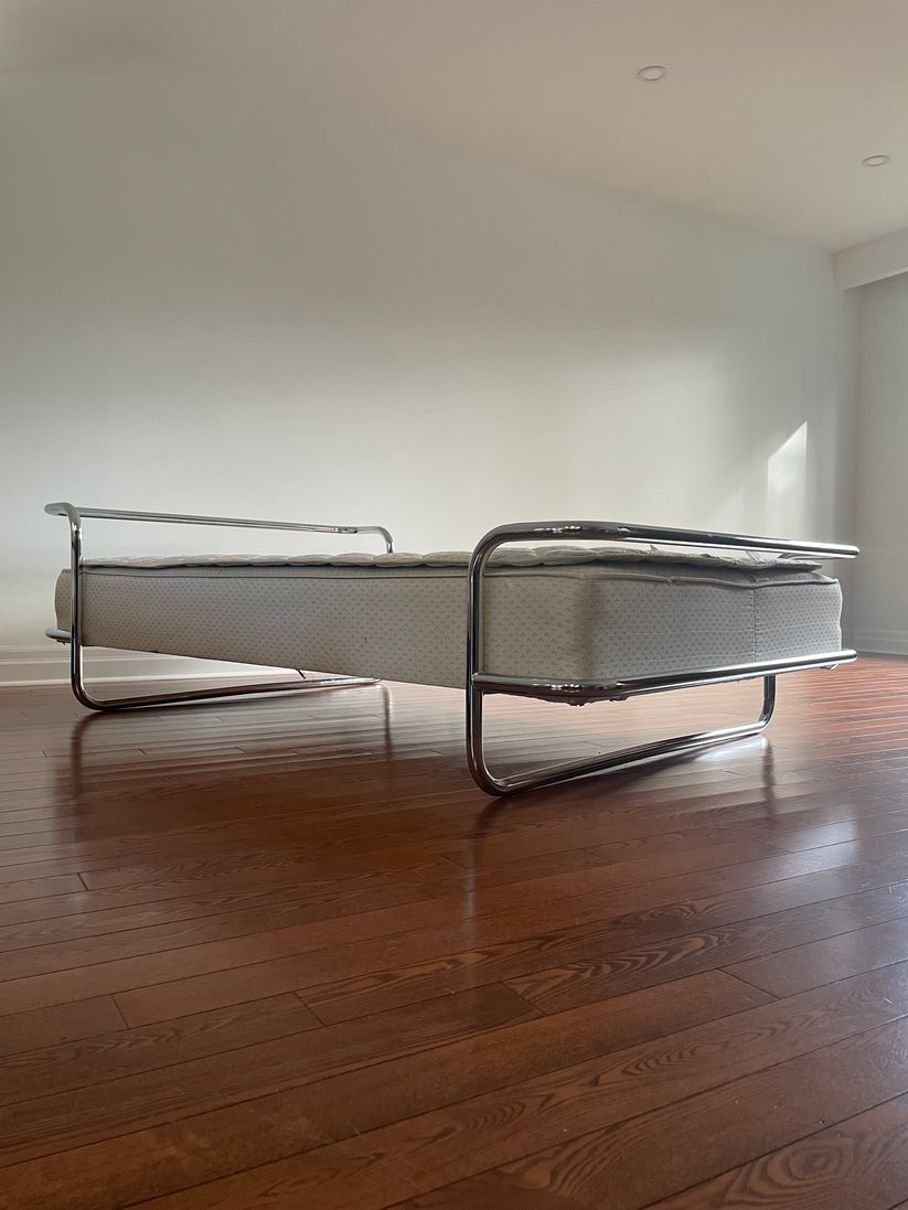 Vintage Kromvik Full Chrome Bed Frame, IKEA – Martha’s Room