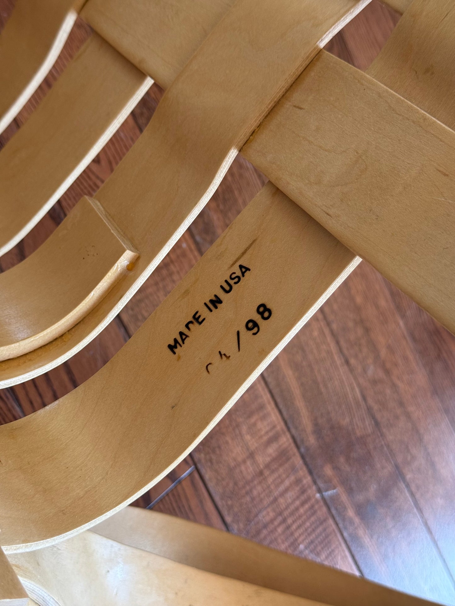 2 x Frank Gehry Cross Check Chairs by Knoll
