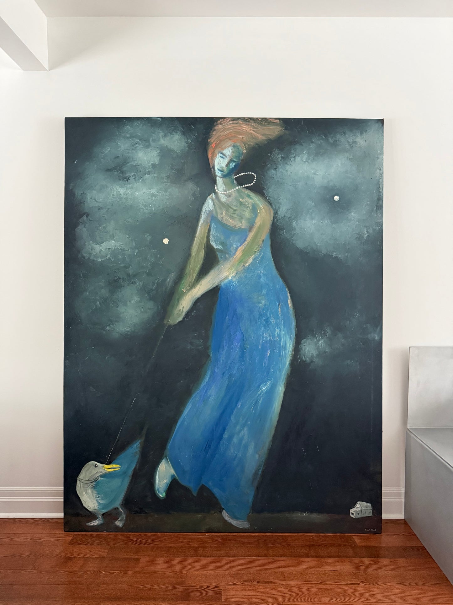 Midnite Stroll by John F. Marok, 77 x 59"