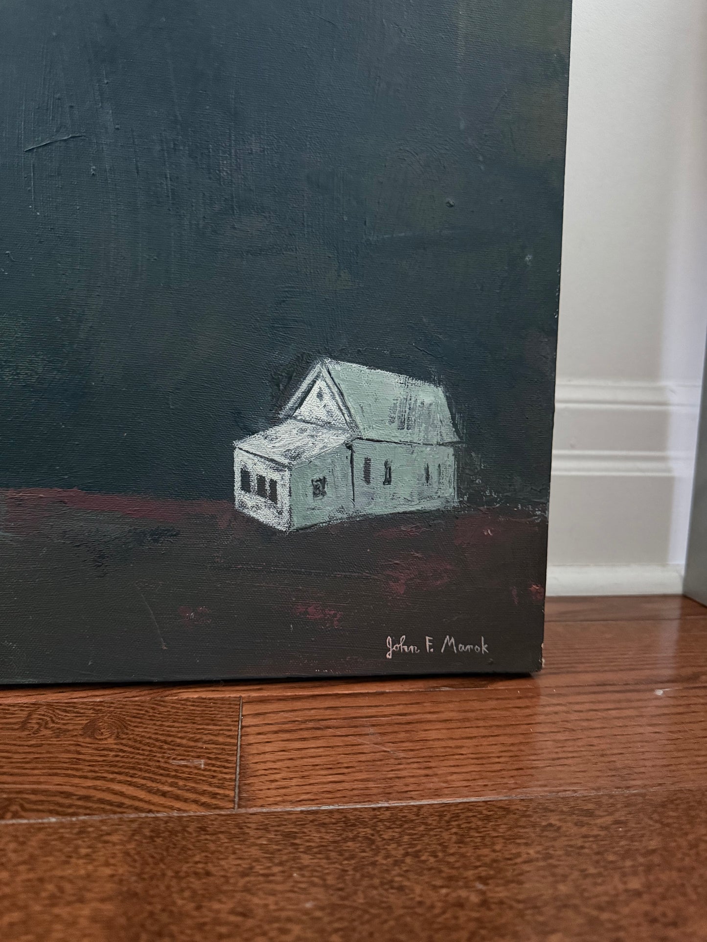 Midnite Stroll by John F. Marok, 77 x 59"