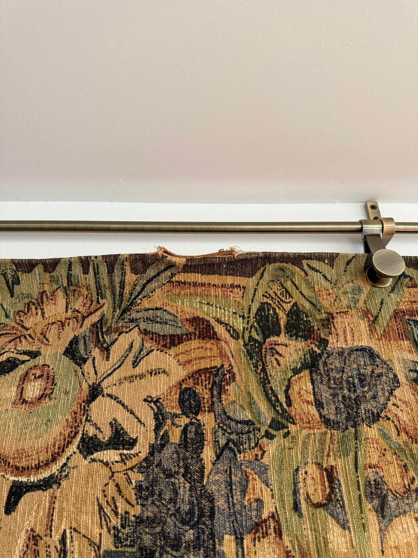 Birds of Paradise "Cartoon" Tapestry, 20th Century