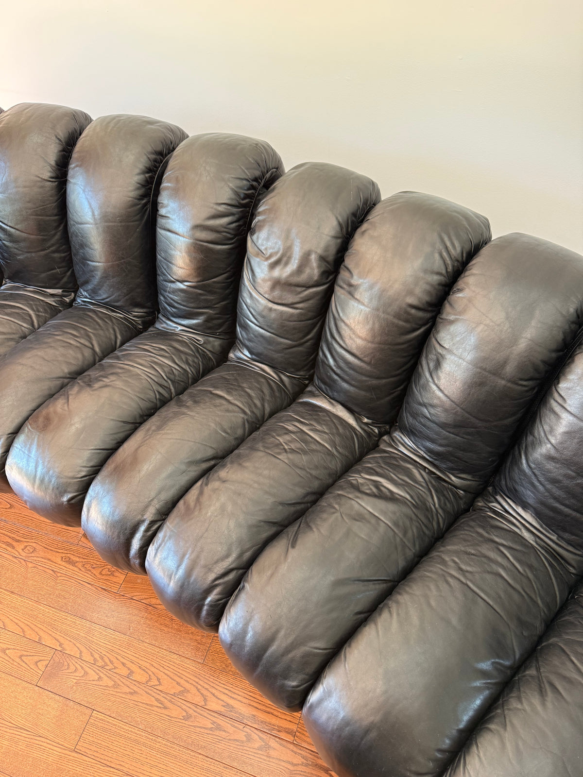 de Sede DS-600 12 Element ''Non Stop'' Sectional Sofa by Ueli Berger, Eleanora Peduzzi-Riva & Hans Ulrich, 1970s