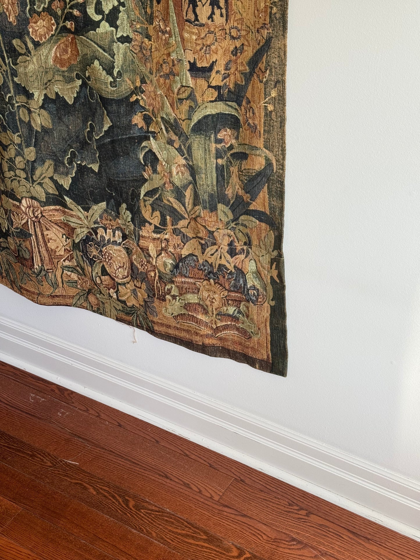 Birds of Paradise "Cartoon" Tapestry, 20th Century