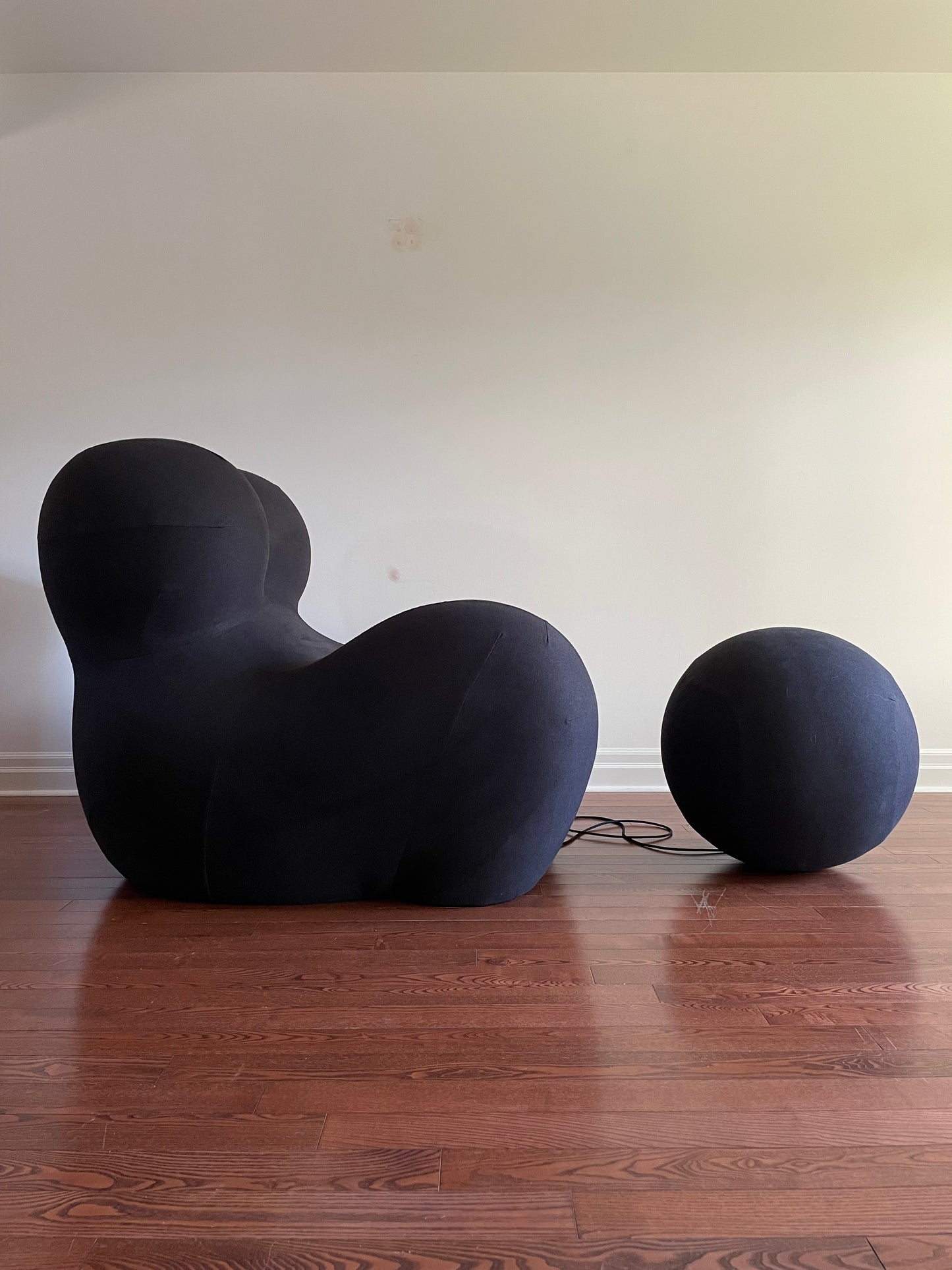 UP5 Lounge Chair and UP6 Ball Ottoman by Gaetano Pesce for B&B Italia