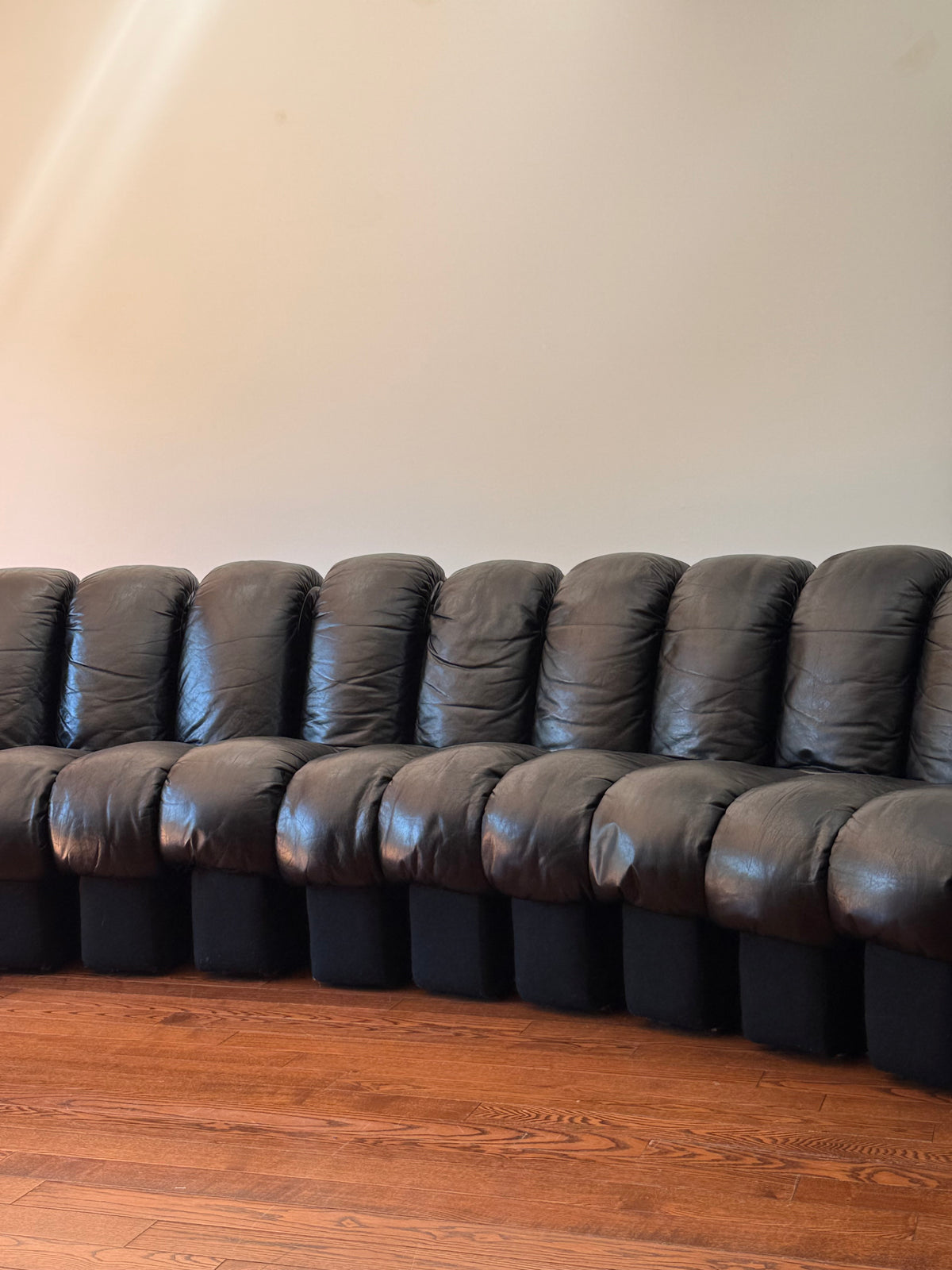 de Sede DS-600 12 Element ''Non Stop'' Sectional Sofa by Ueli Berger, Eleanora Peduzzi-Riva & Hans Ulrich, 1970s