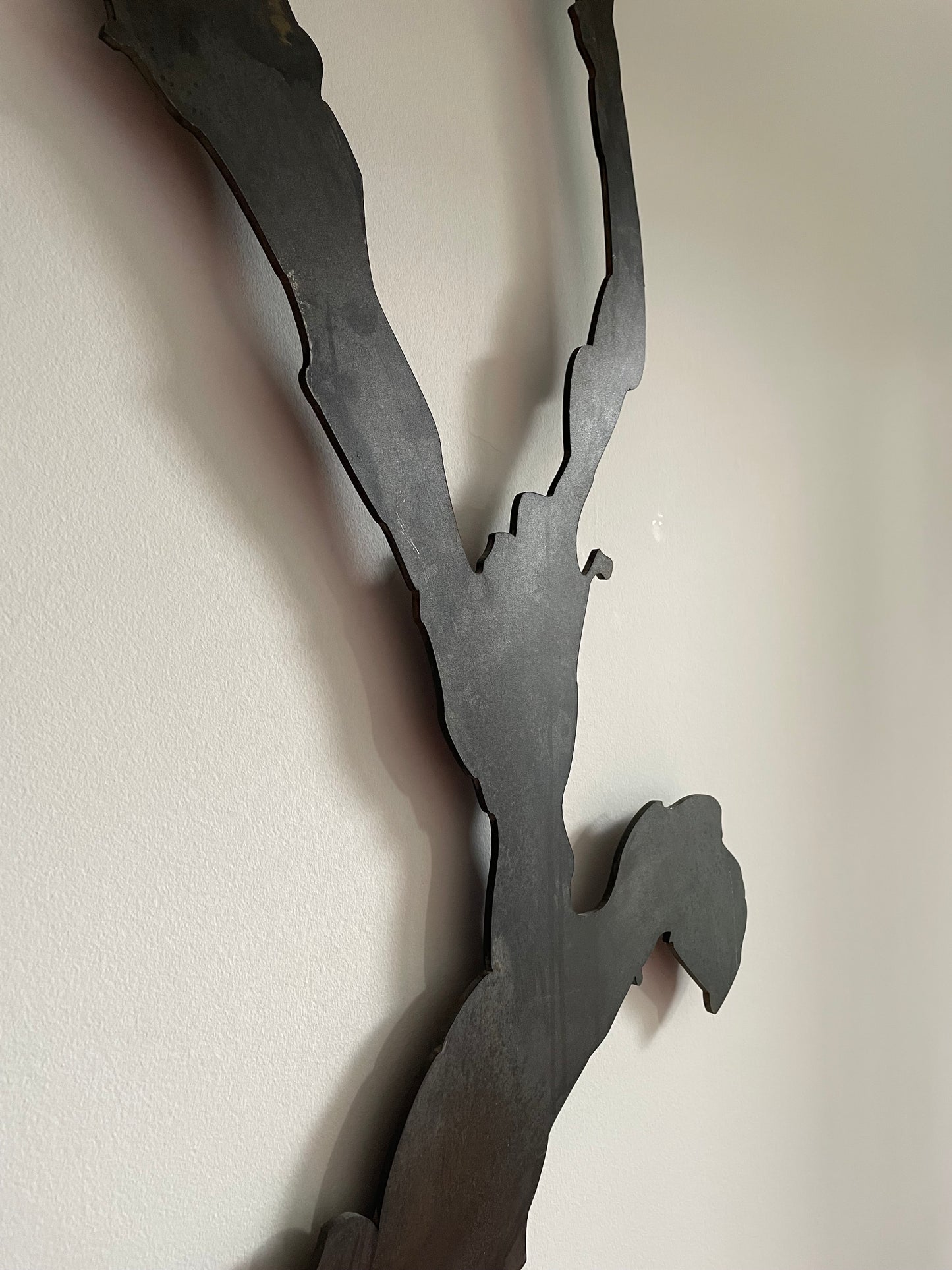 Like Weeds on Disturbed Grounds, 2018, Steel, 85” x 28”