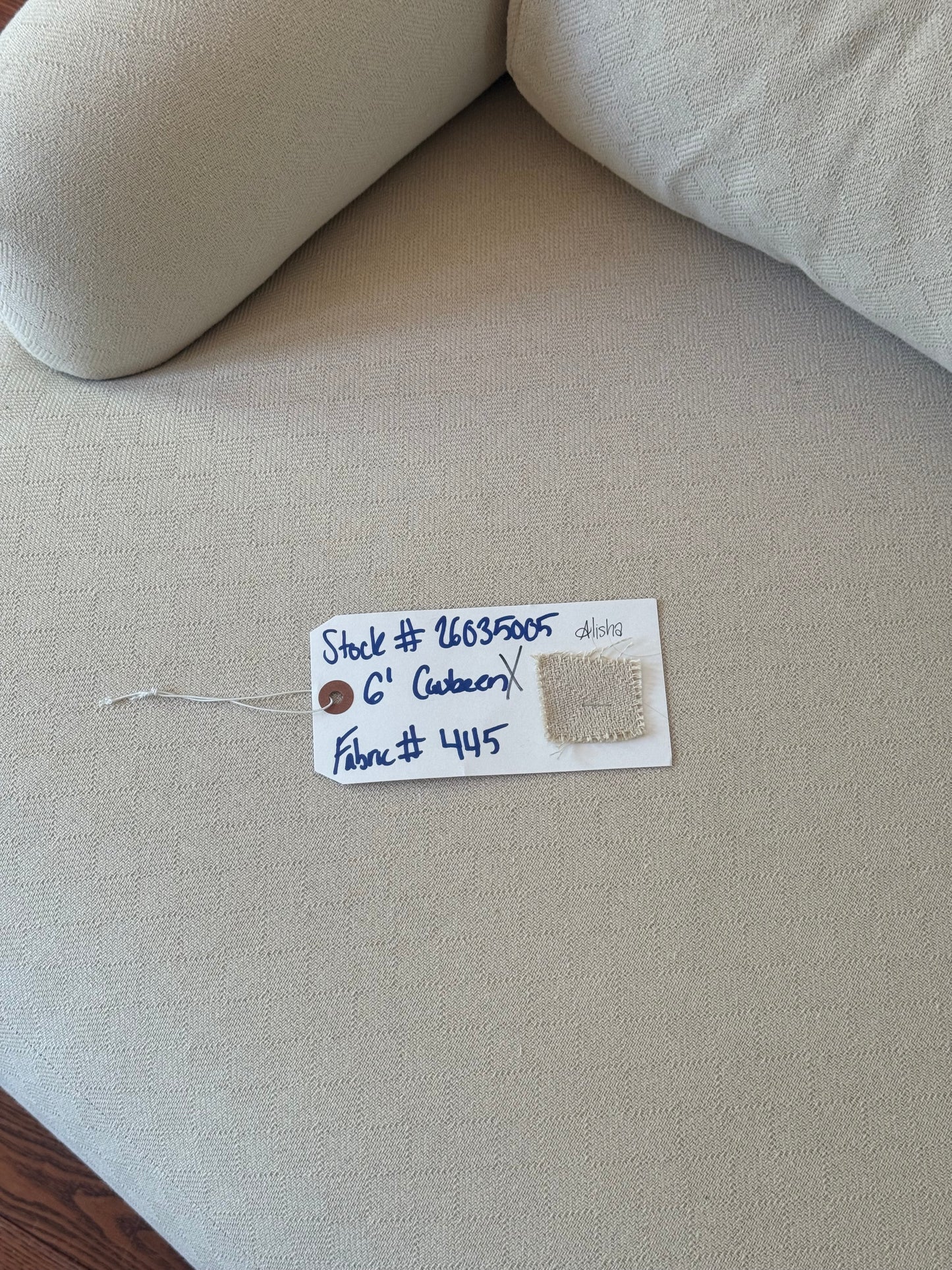 BDDW Caubeen 6' Sofa