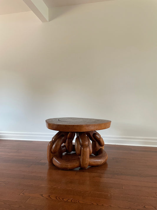 Hand Carved Occasional Table, Africa