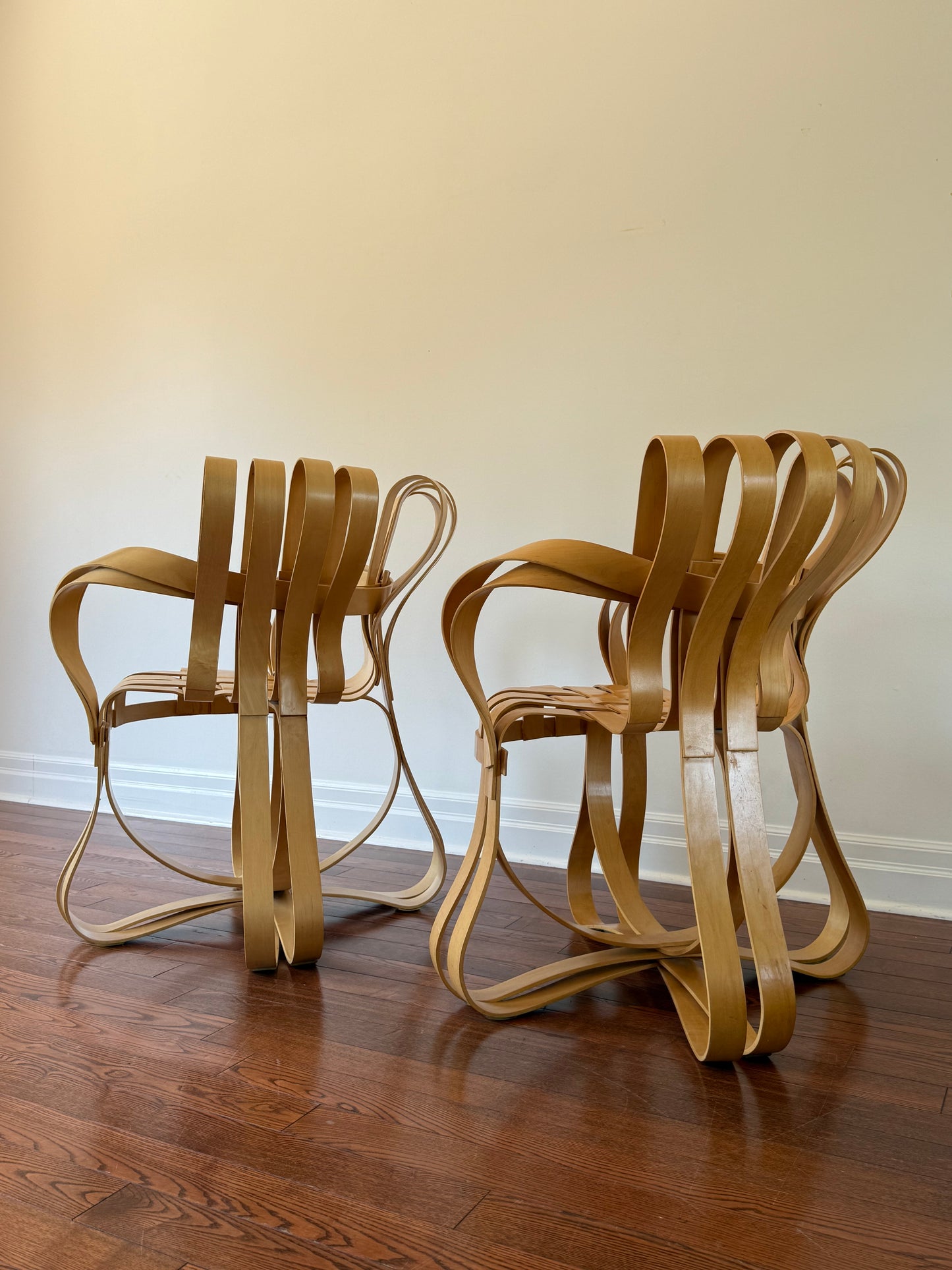 2 x Frank Gehry Cross Check Chairs by Knoll