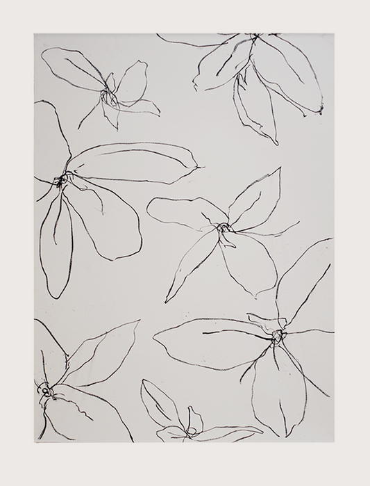 Untitled Drawing, pastel on paper, 30" x 22", 2026