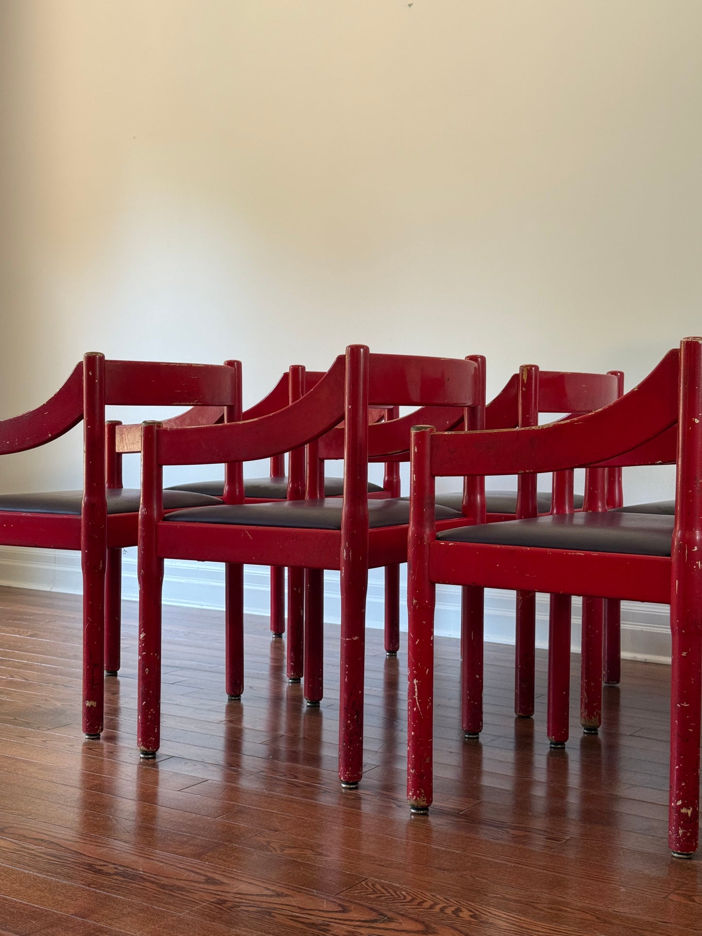 Cassina Carimate Dining Chairs, 1960s