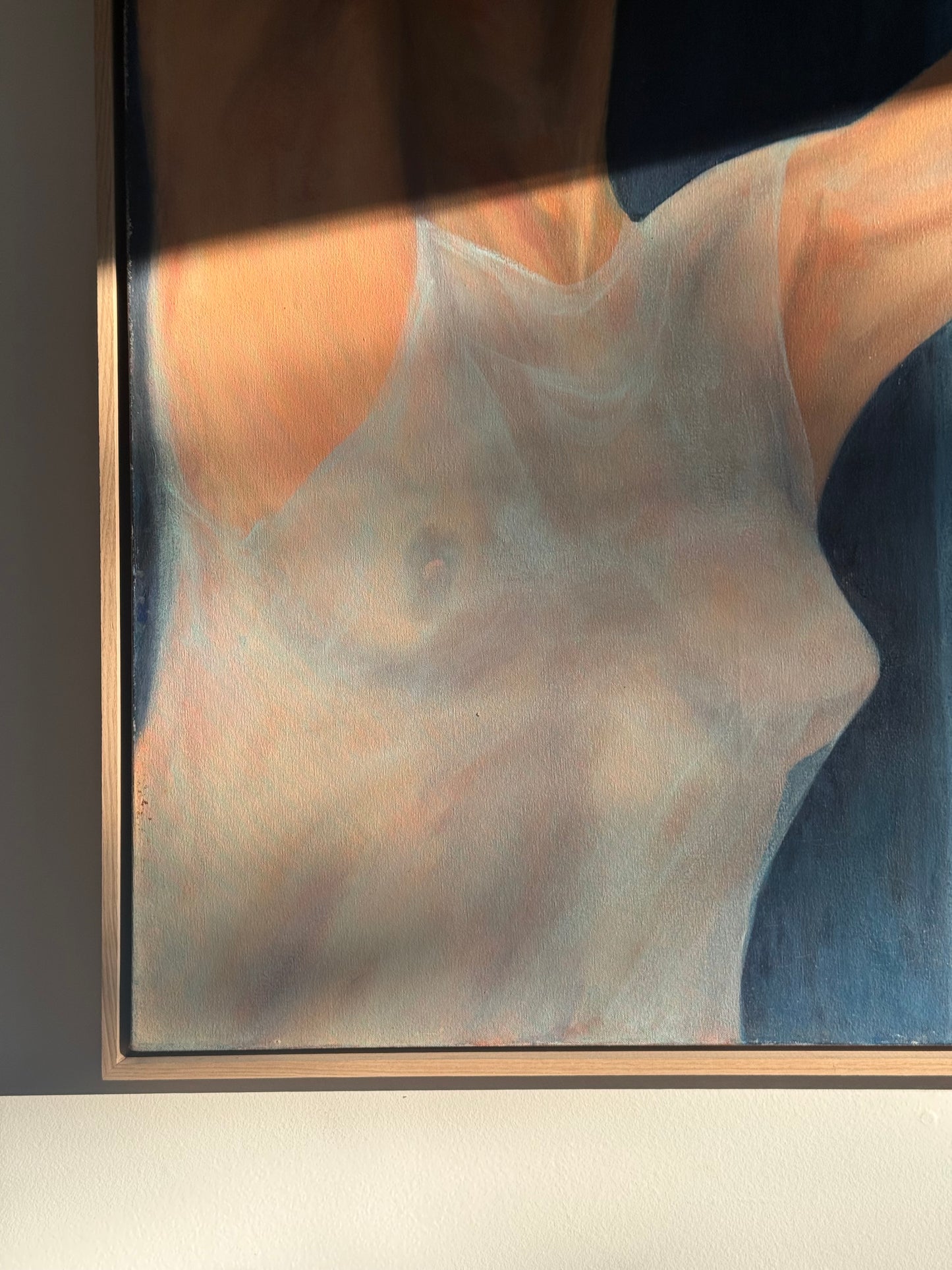 Lady figures, acrylic on canvas, 36" x 48"