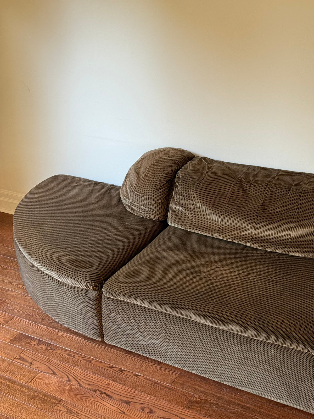 7 Piece Modular Serpentine Sofa by Roche Bobois, 1975 [Available for Reupholstery]