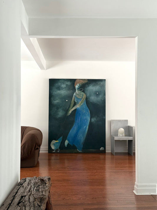 Midnite Stroll by John F. Marok, 77 x 59"