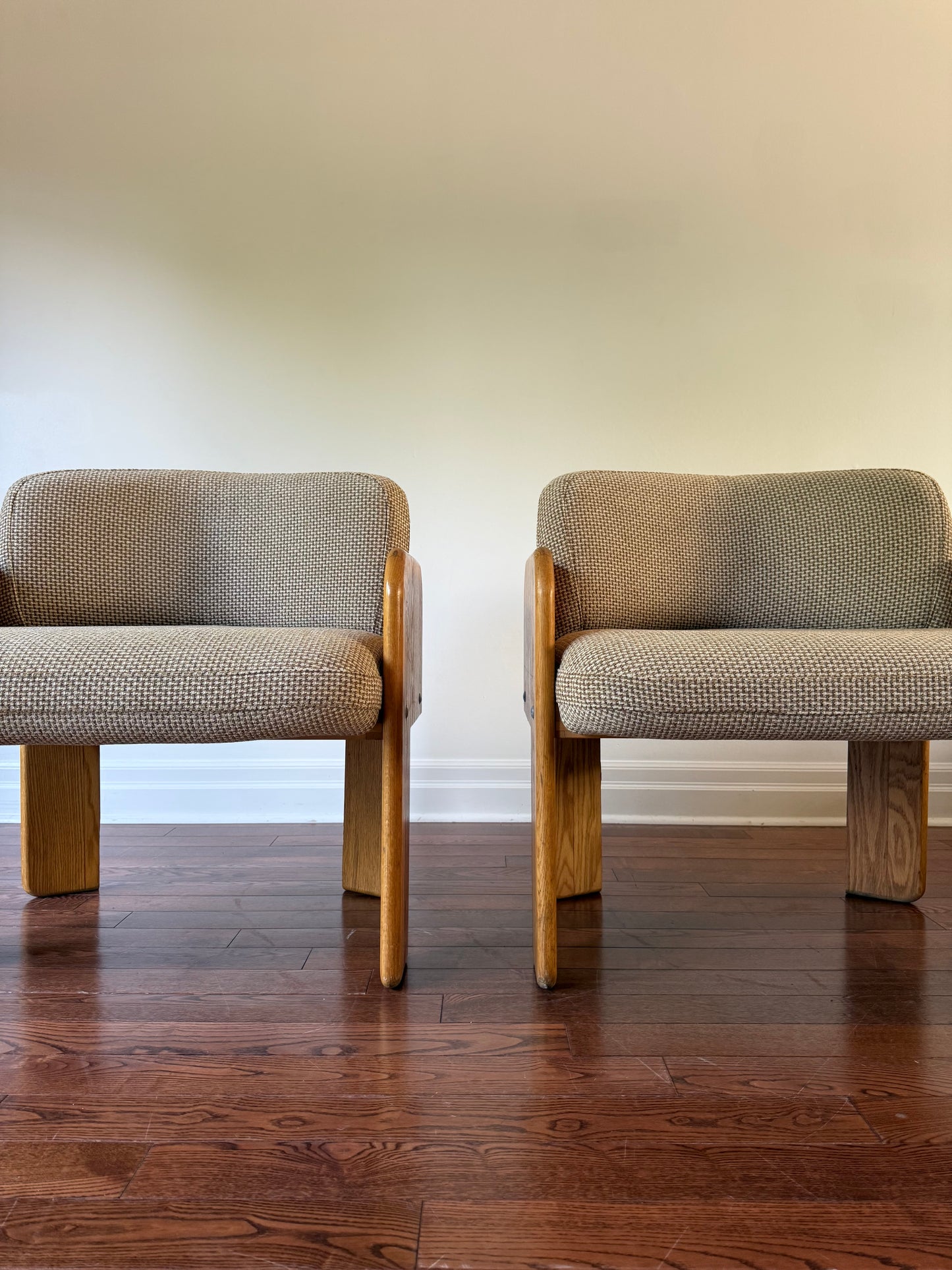 Handmade Oak Tub Armchairs