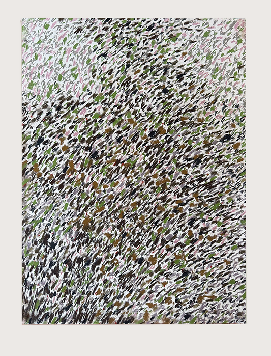 Untitled Drawing, pastel on paper, 30" x 22", 2026