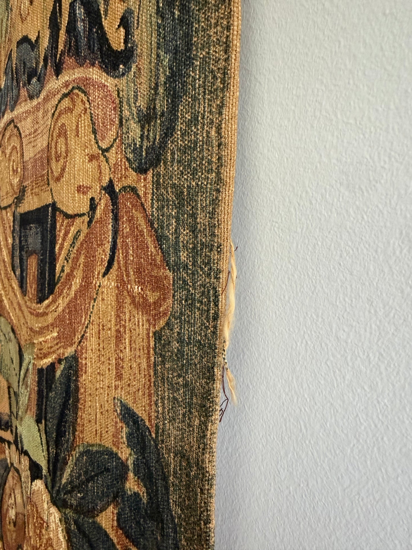 Birds of Paradise "Cartoon" Tapestry, 20th Century